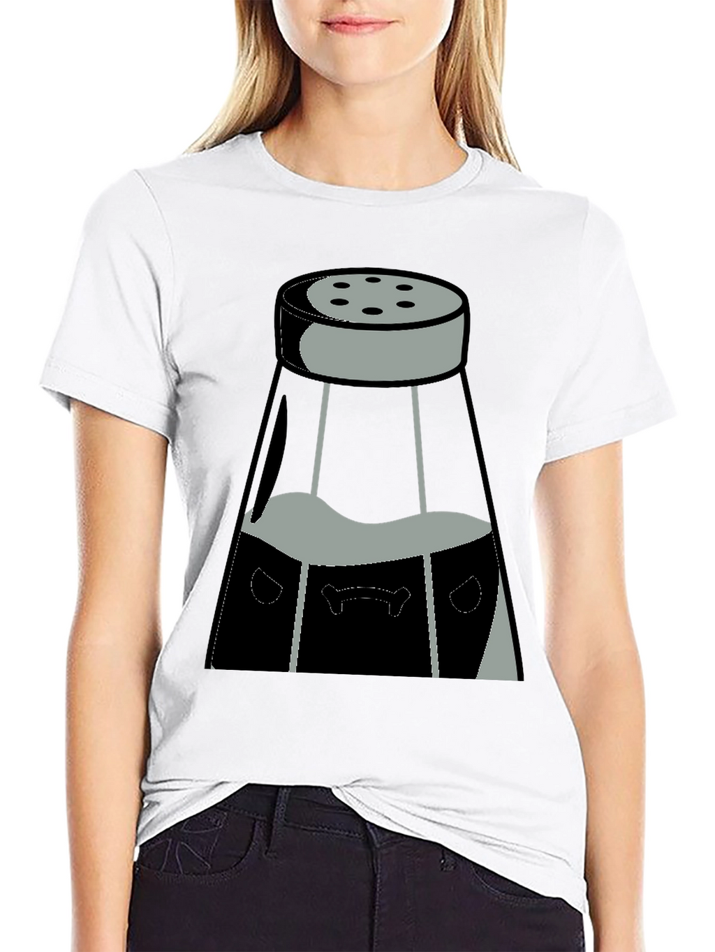 Salt Shaker Graphic Tee - Black