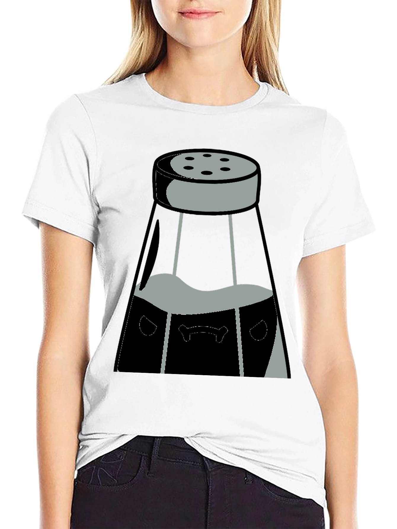 Salt Shaker Graphic Tee - Black