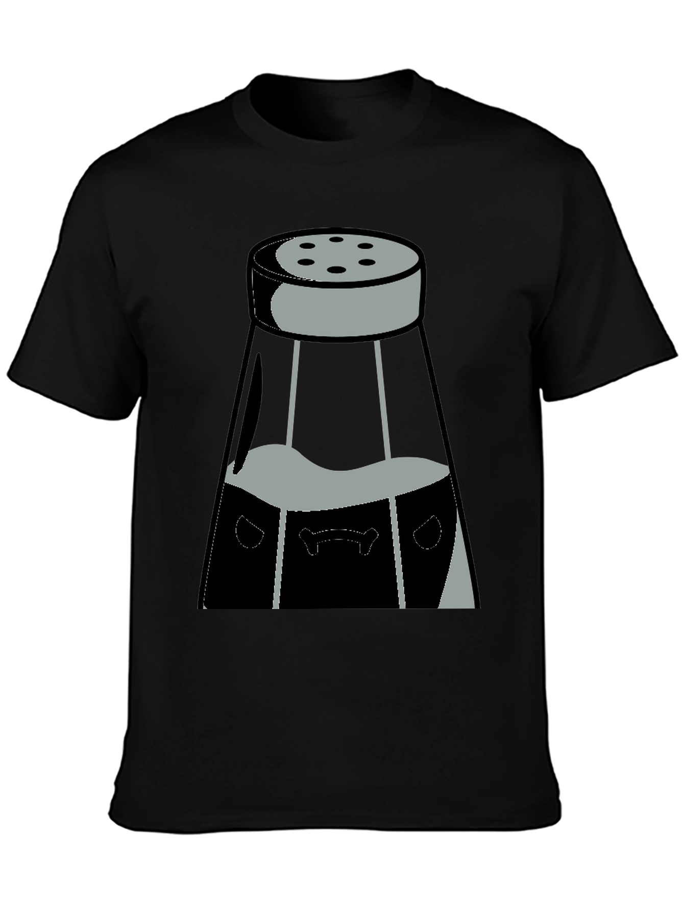 Salt Shaker Graphic Tee - Black
