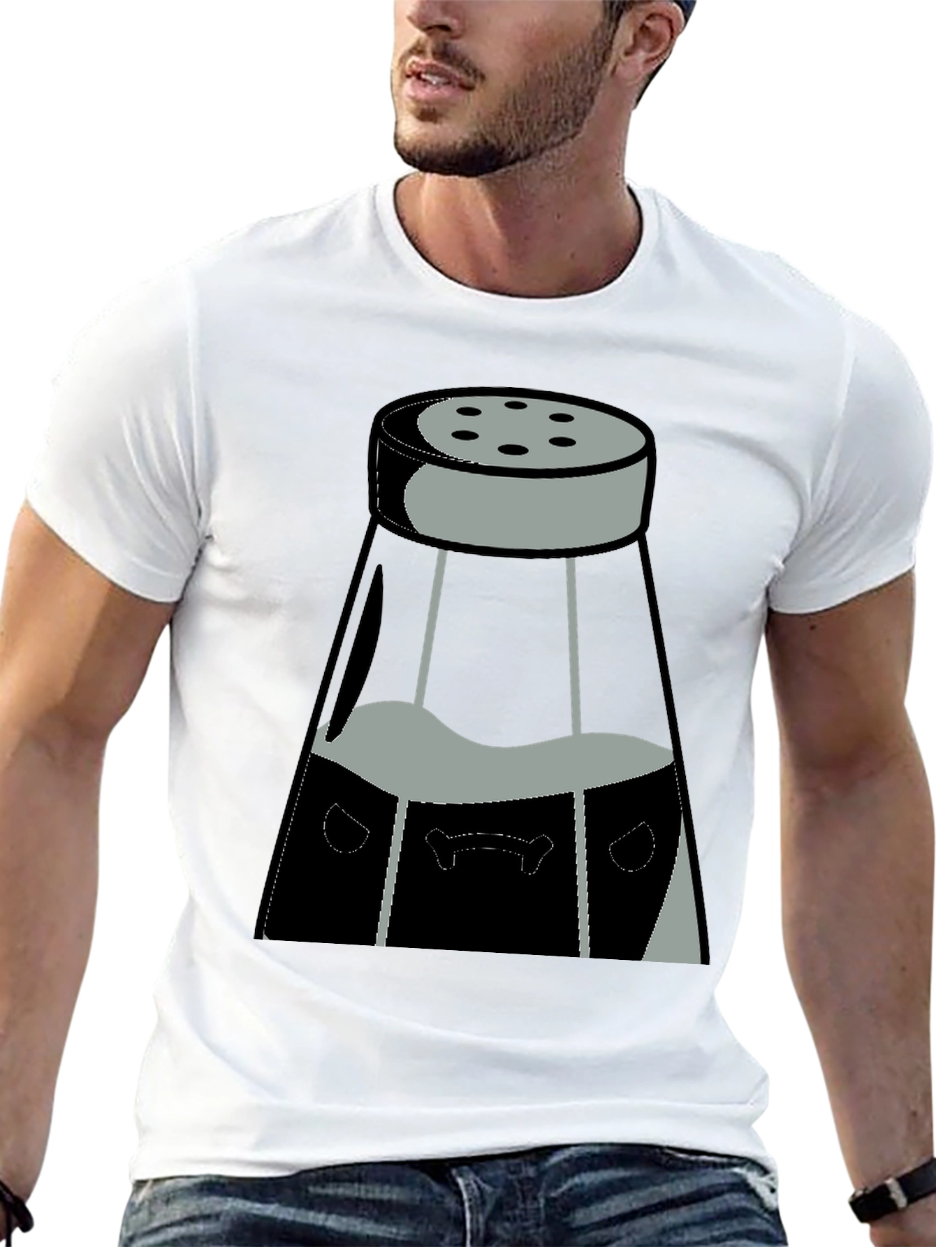 Salt Shaker Graphic Tee - Black