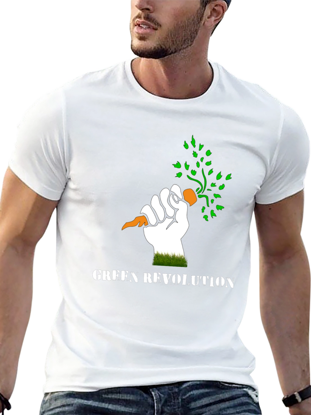 Green Revolution Carrot Fist T-Shirt