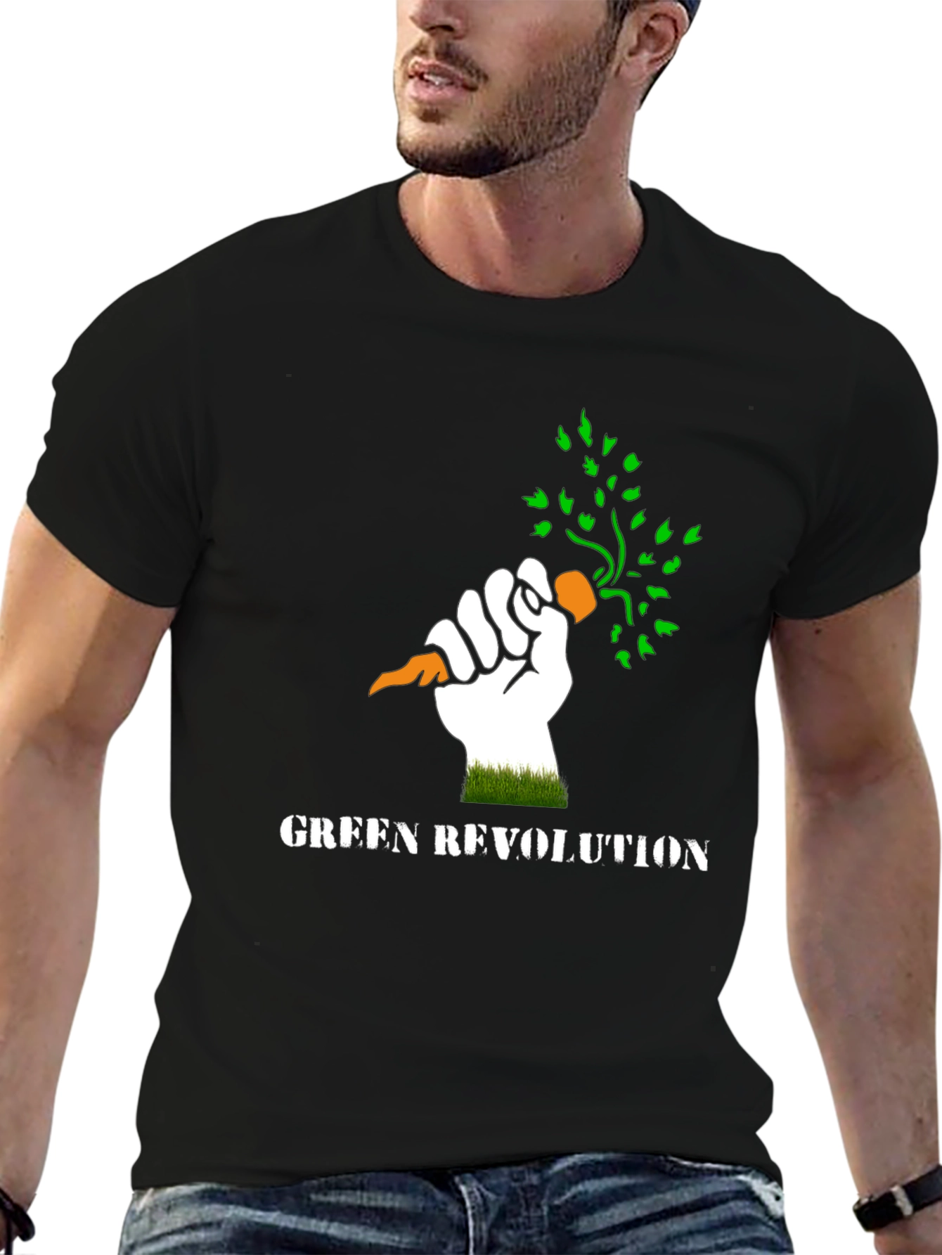 Green Revolution Carrot Fist T-Shirt