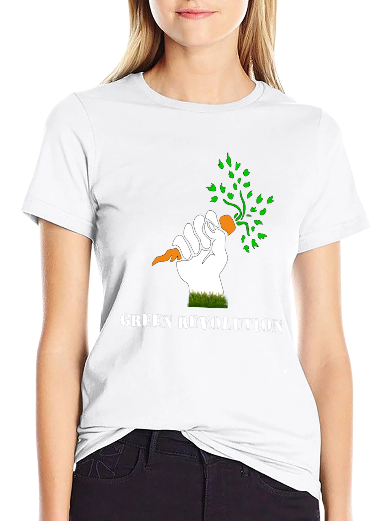 Green Revolution Carrot Fist T-Shirt