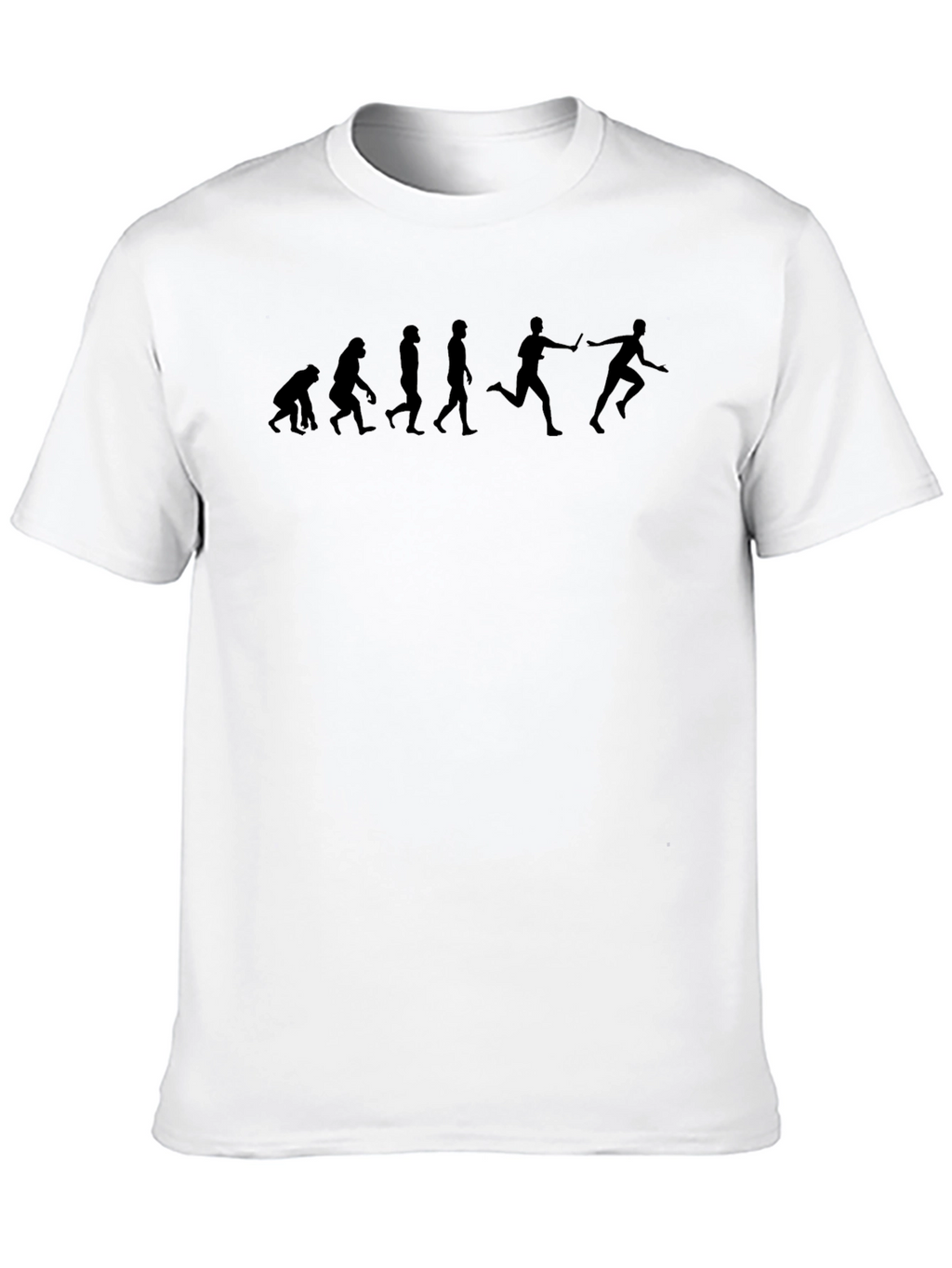 Evolution Runner Graphic Tee - Black
