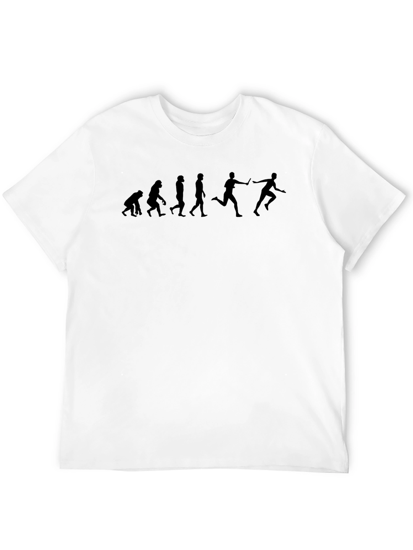 Evolution Runner Graphic Tee - Black