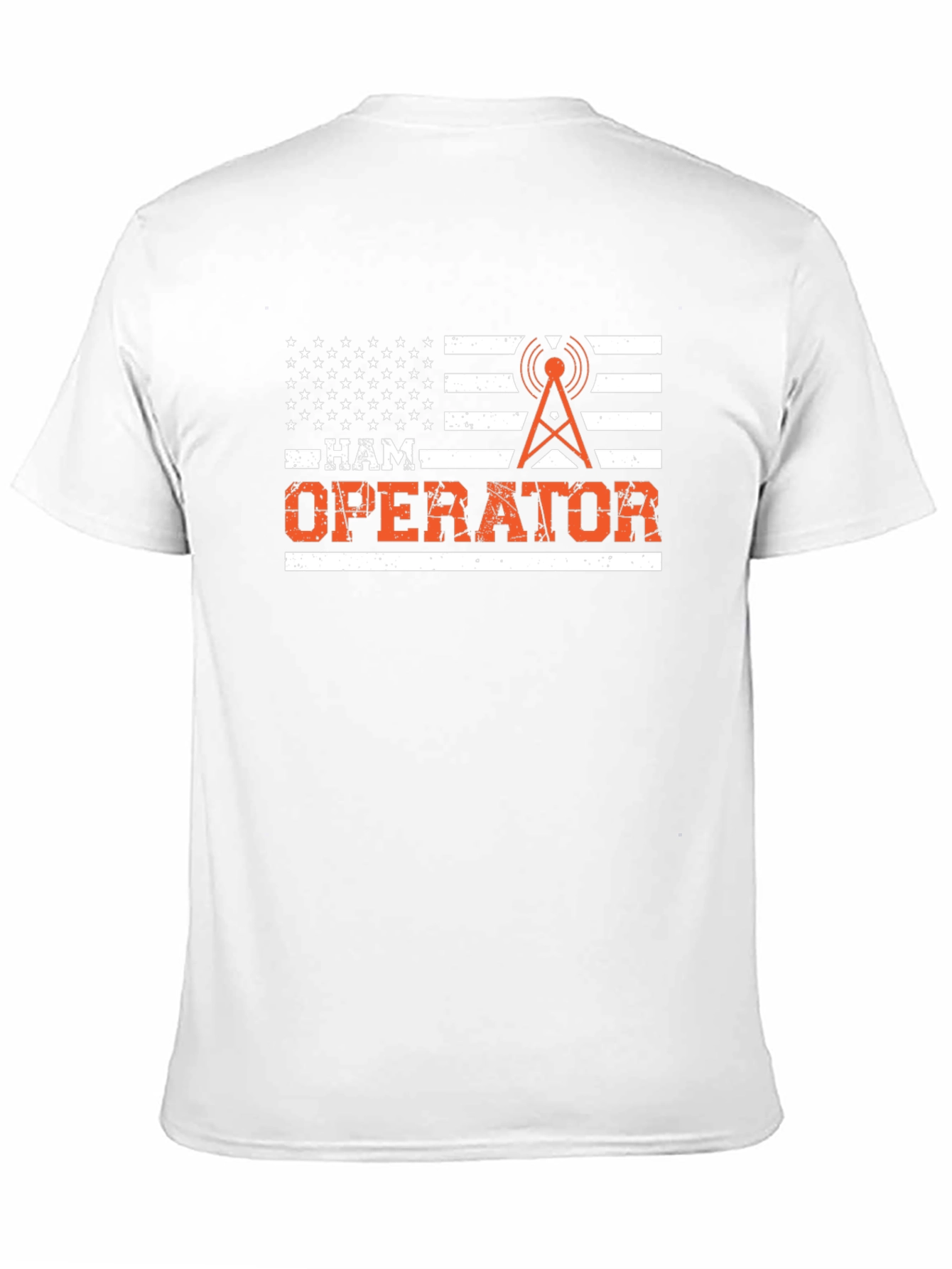 Ham Operator American Flag T-Shirt
