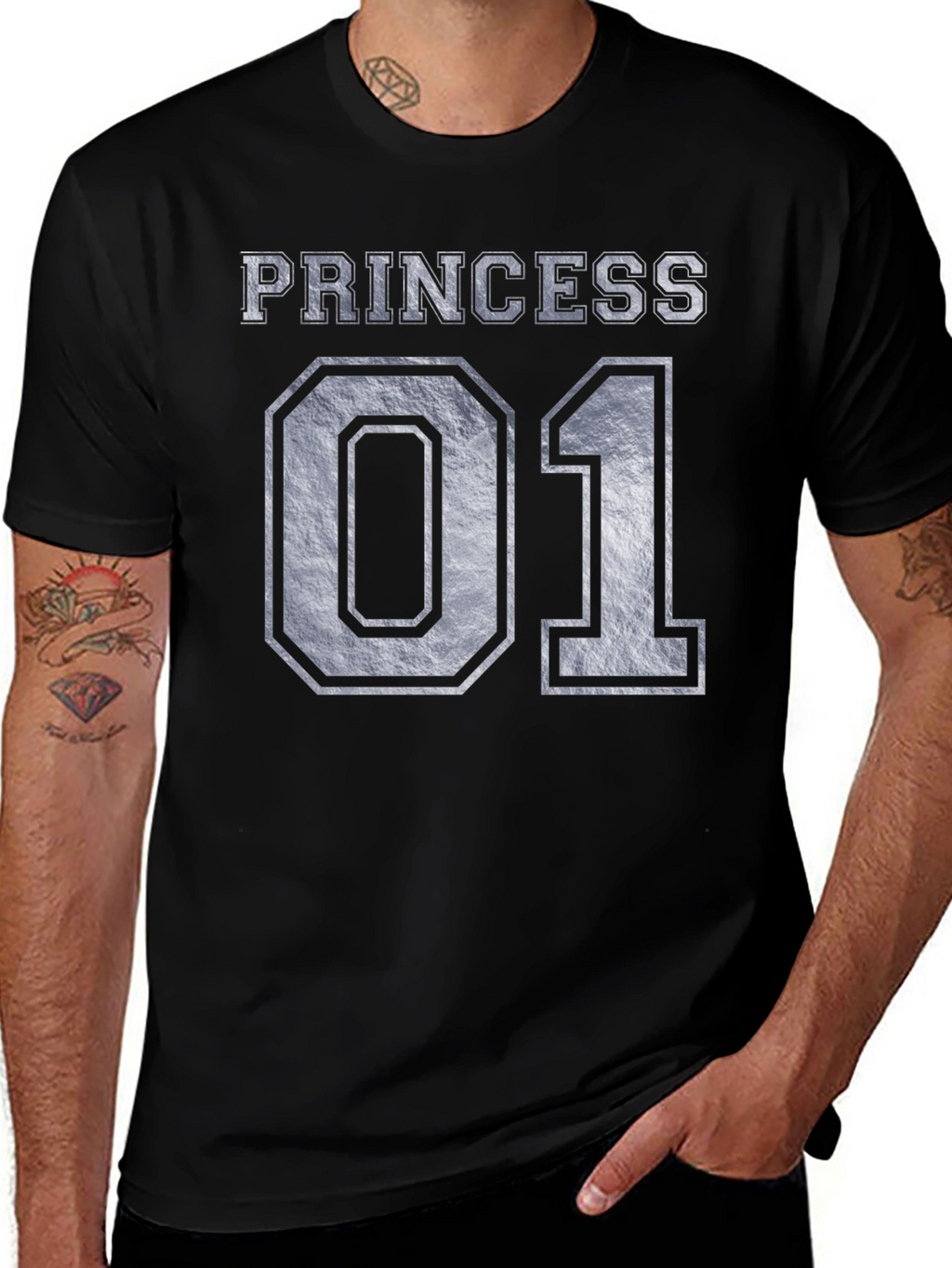 Princess 01 Graphic Tee - Trendy Comfortable