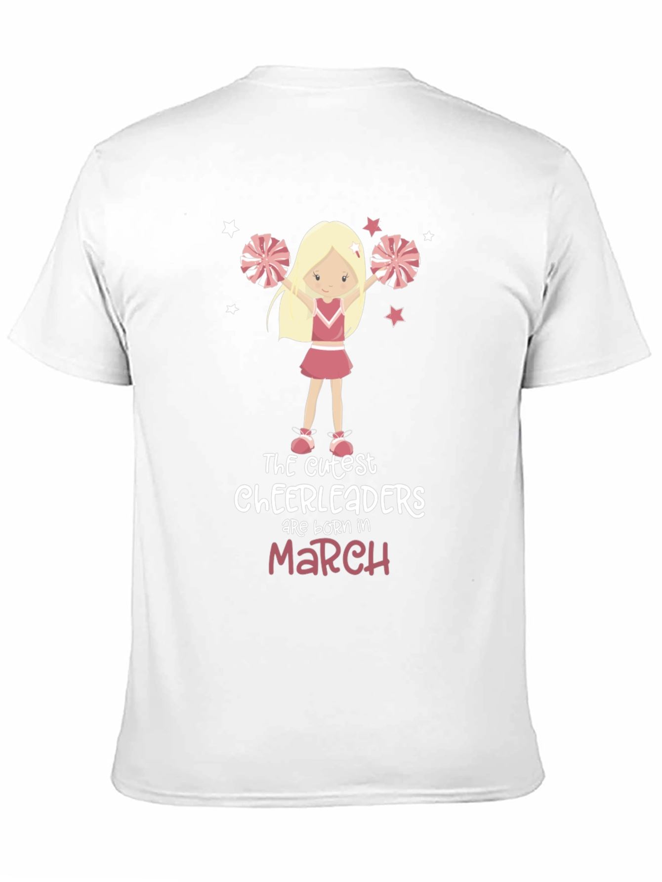 Cute Cheerleader Birthday Month T-Shirt