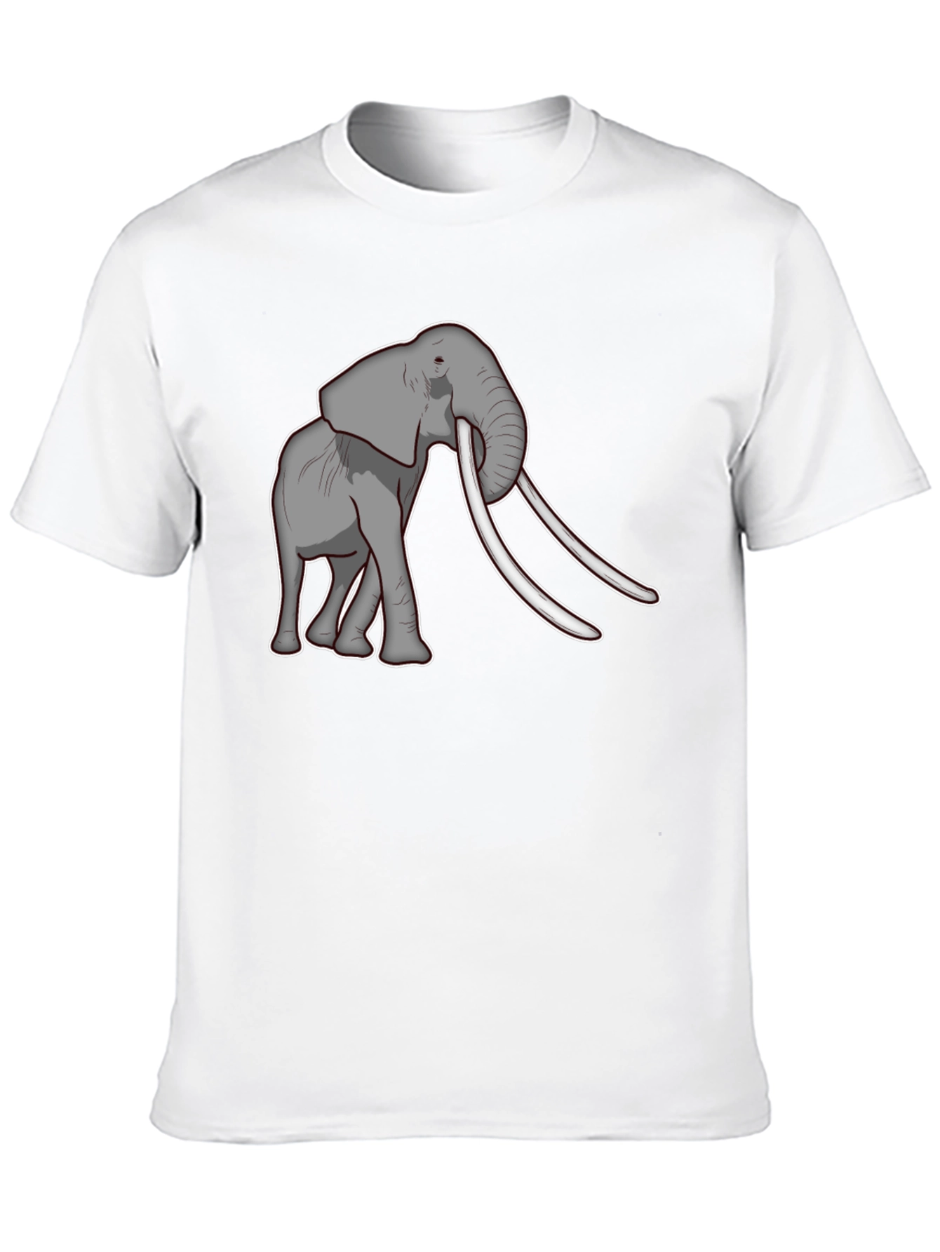 Elephant Graphic Tee - Unique Animal Print