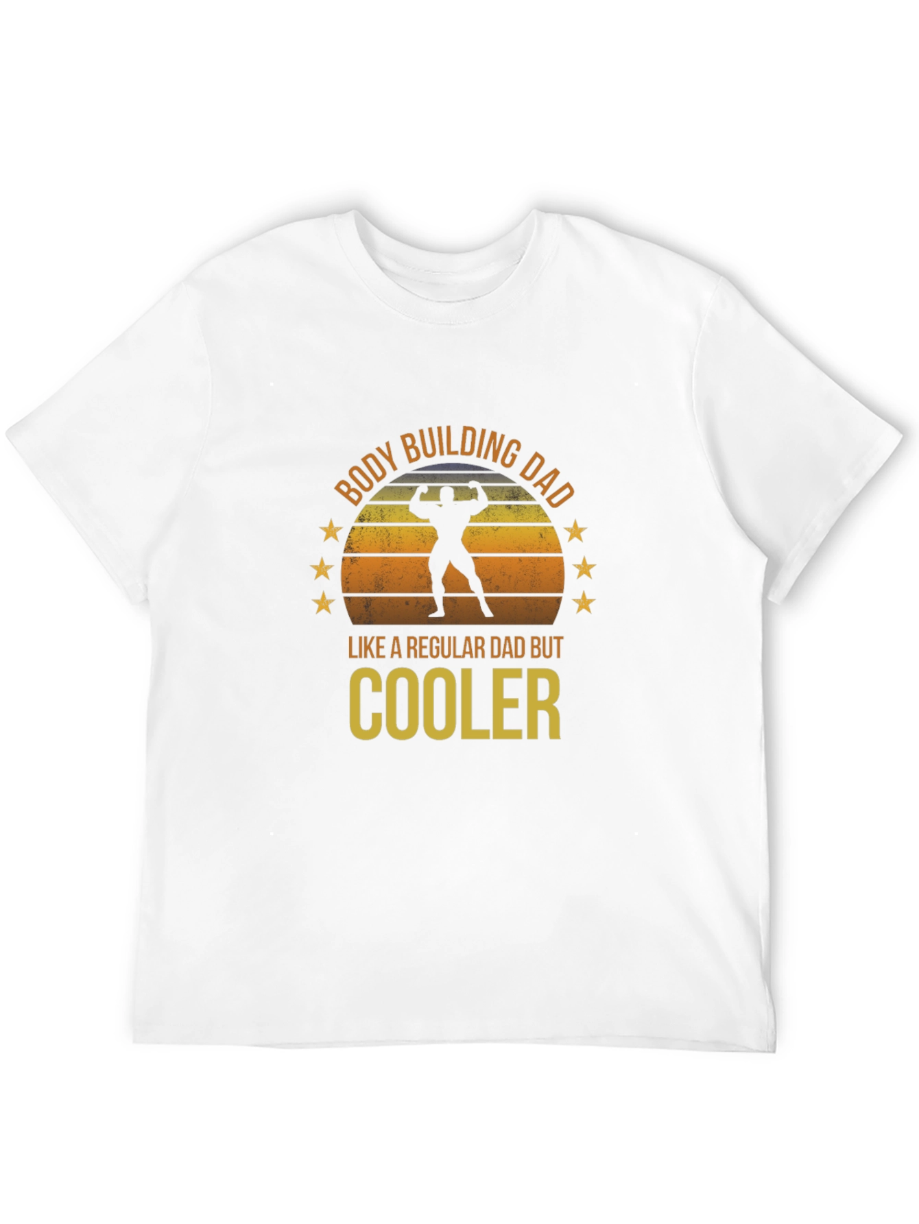Bodybuilding Dad T-Shirt - Cooler Than Regular Dads!