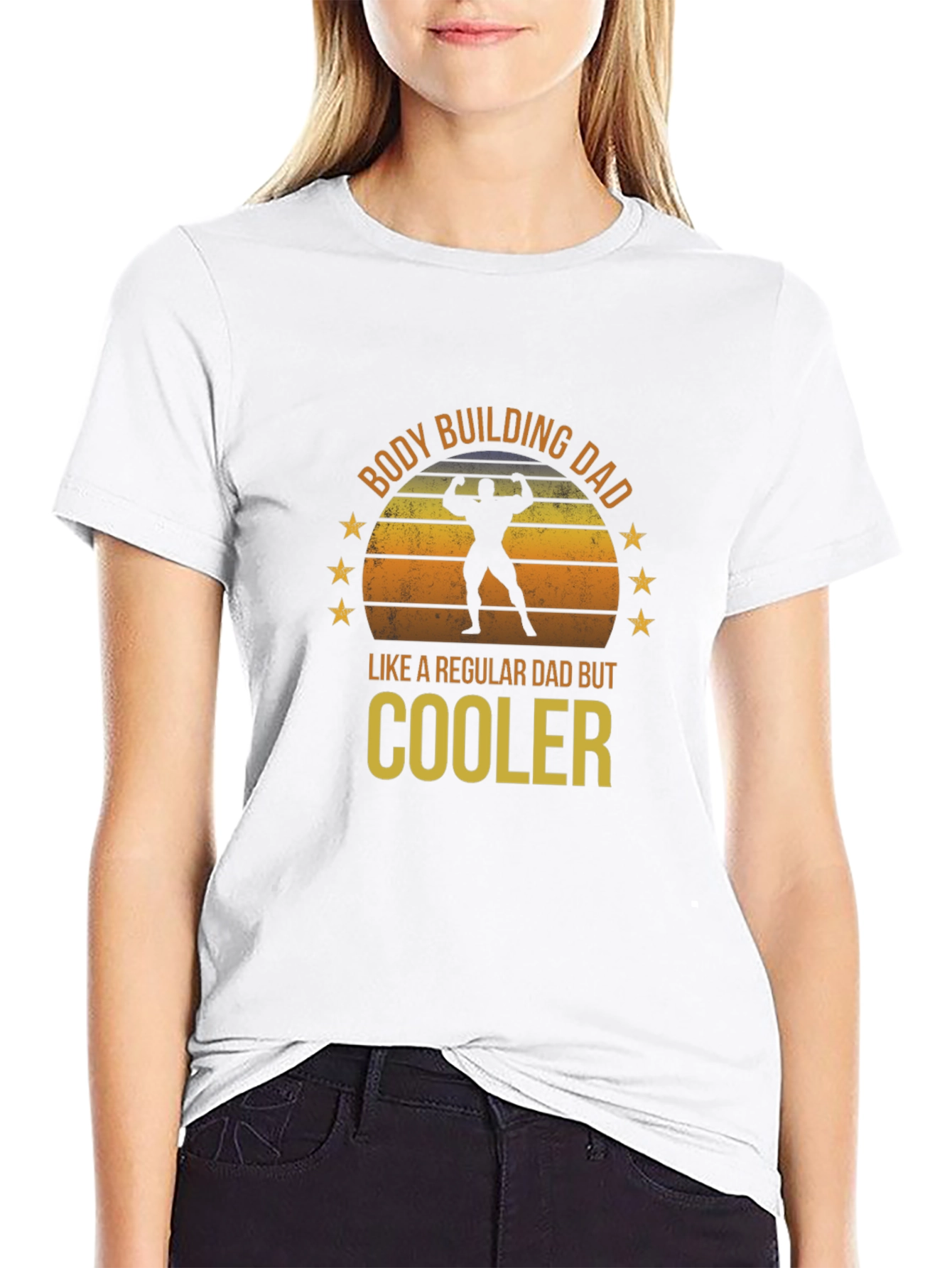 Bodybuilding Dad T-Shirt - Cooler Than Regular Dads!