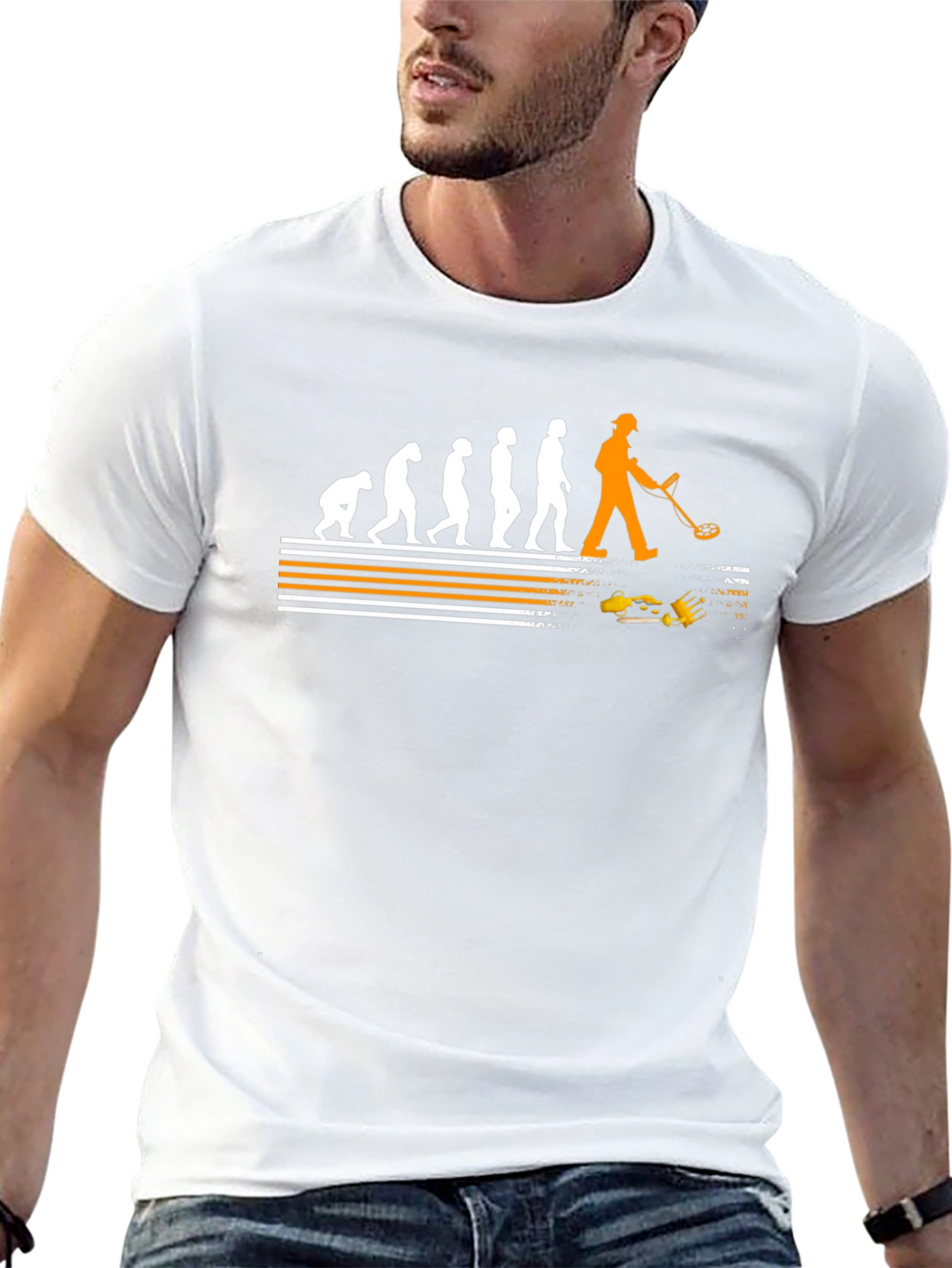 Evolution Metal Detector T-Shirt Black