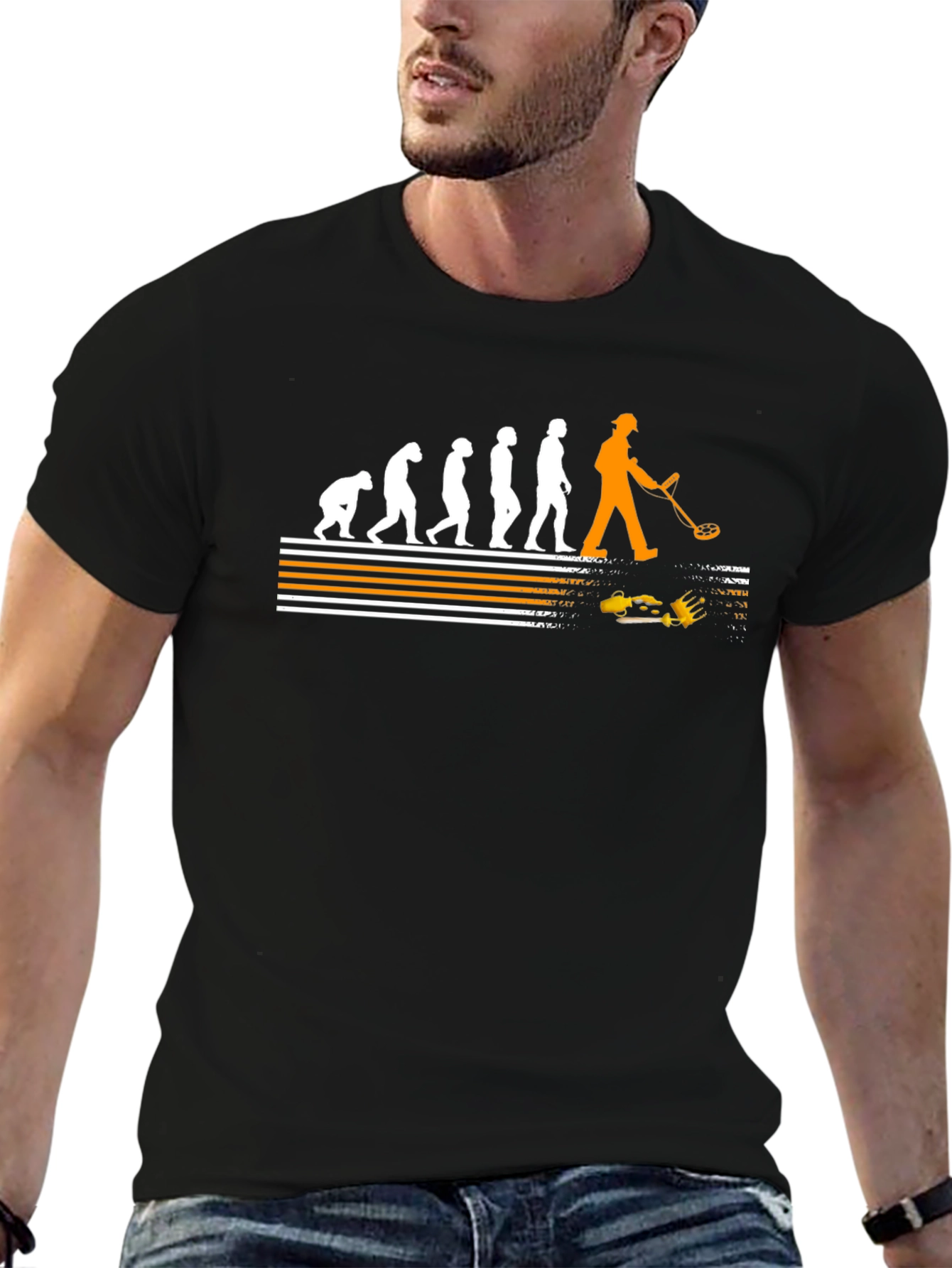 Evolution Metal Detector T-Shirt Black