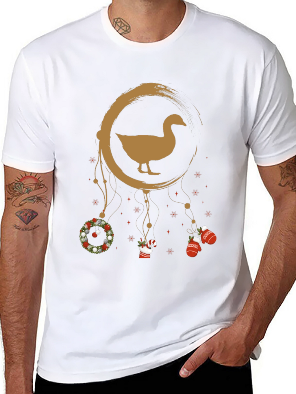 Goose Dreamcatcher Christmas T-Shirt
