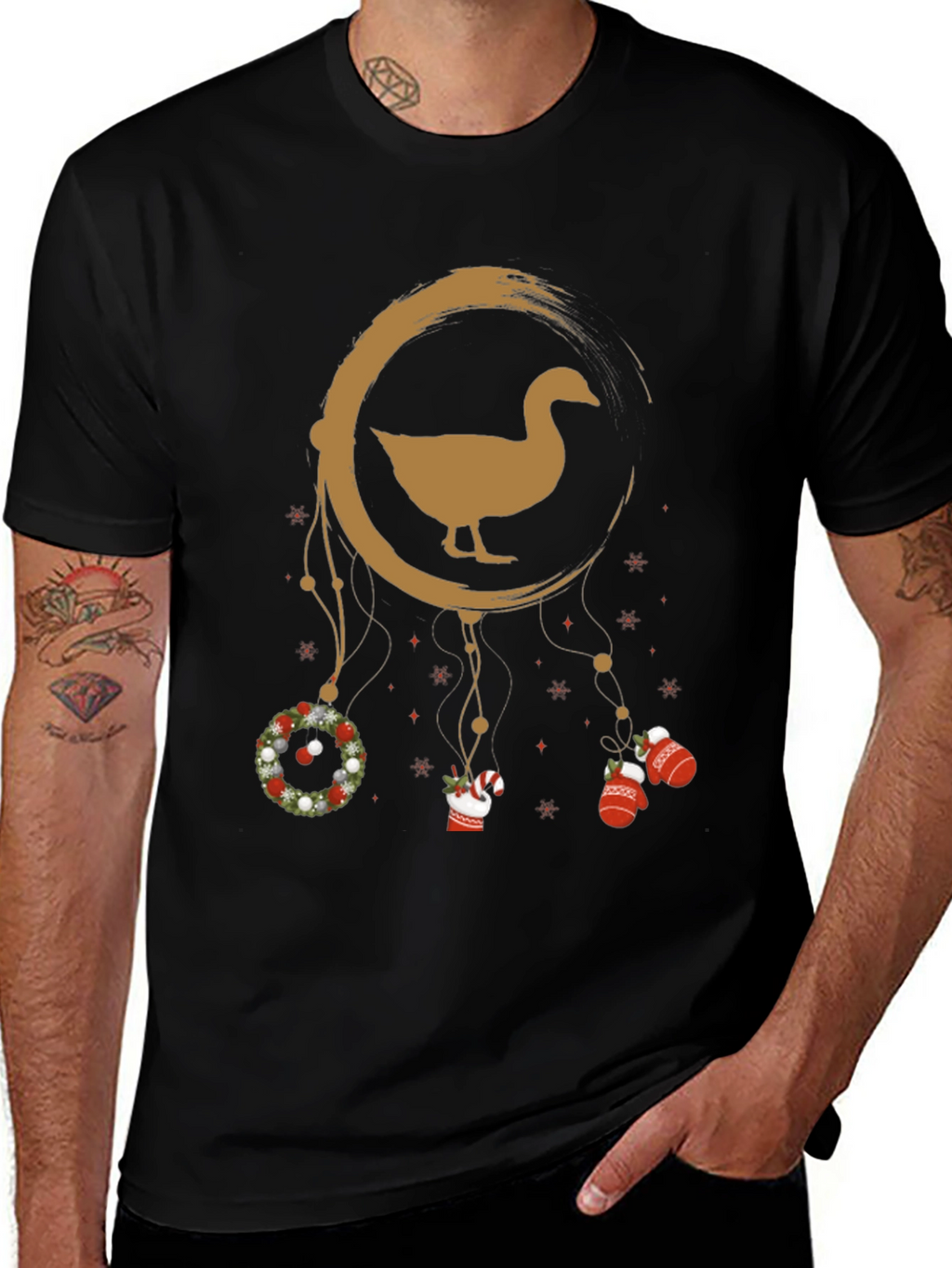 Goose Dreamcatcher Christmas T-Shirt
