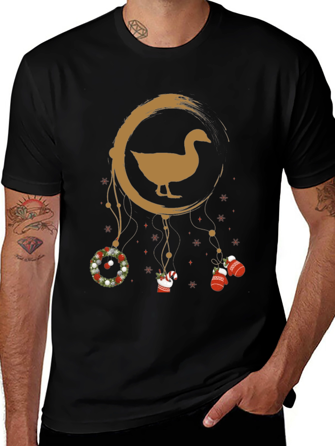 Goose Dreamcatcher Christmas T-Shirt