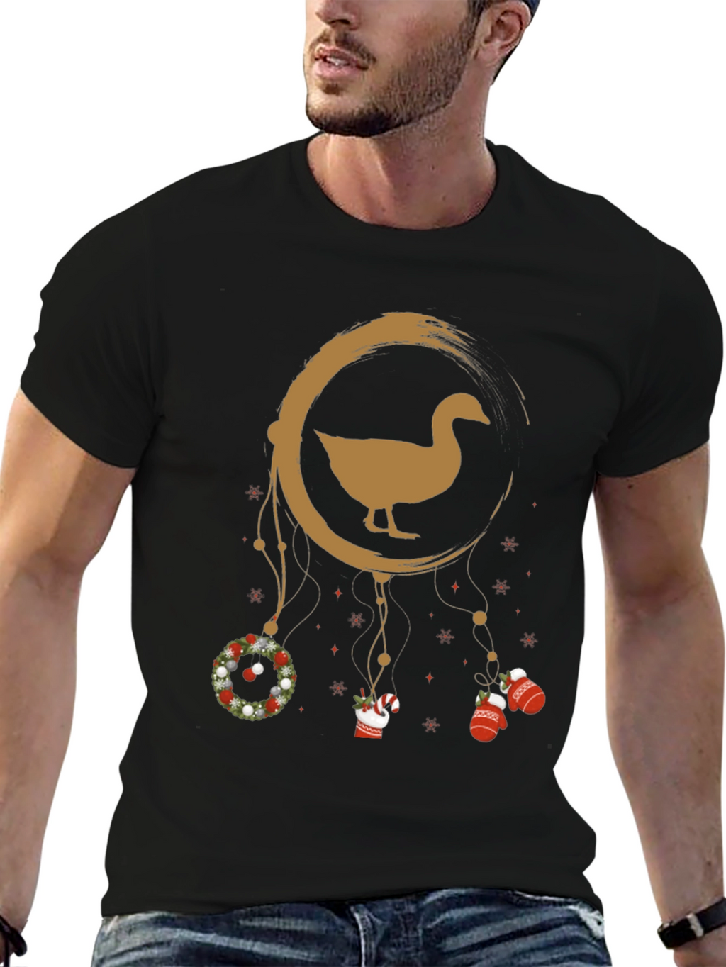 Goose Dreamcatcher Christmas T-Shirt