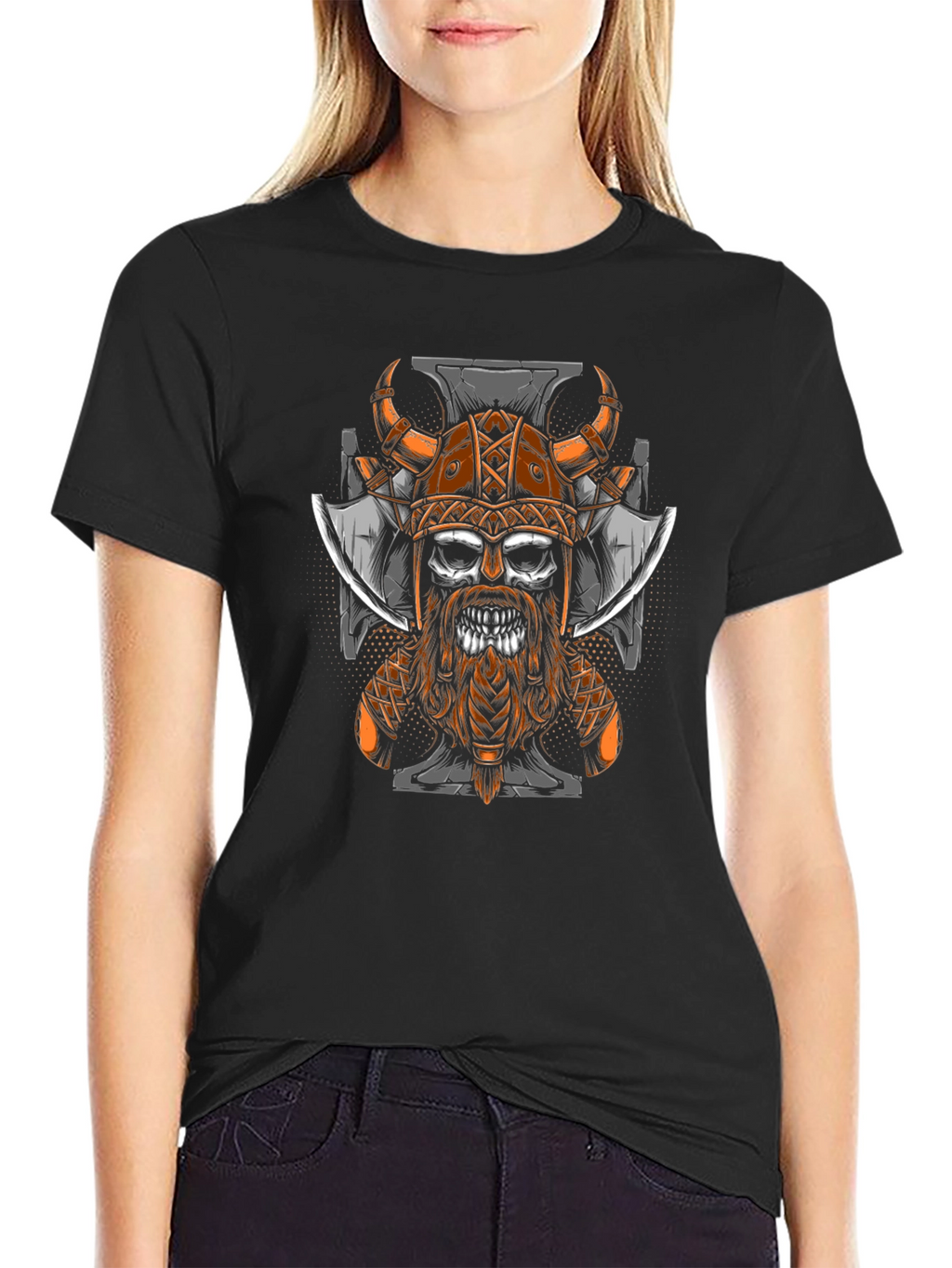 Viking Skull Graphic Tee