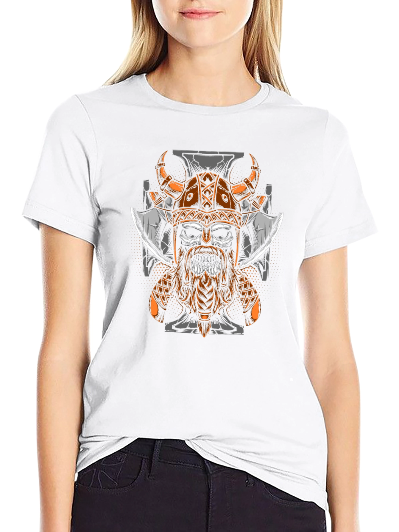 Viking Skull Graphic Tee