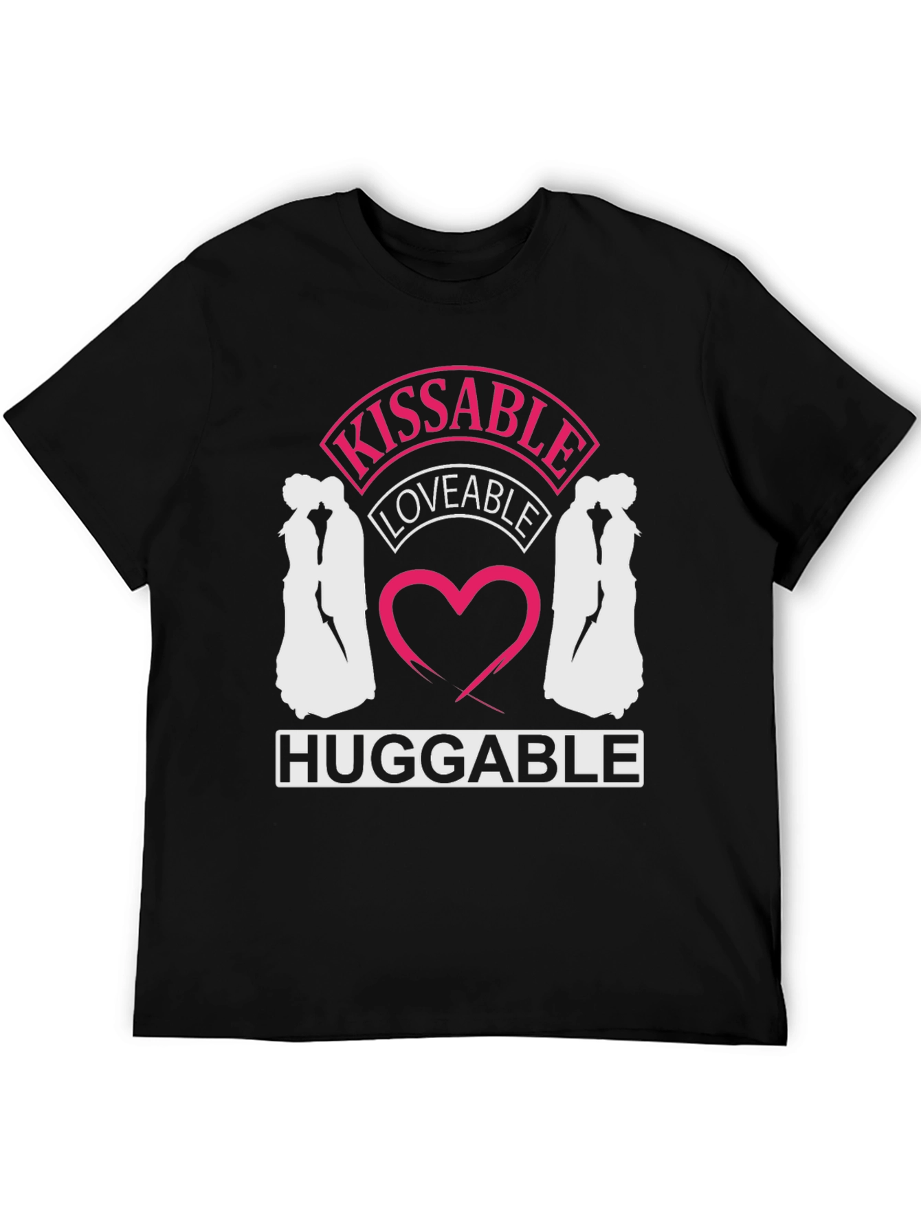 Kissable Loveable Huggable Graphic Tee