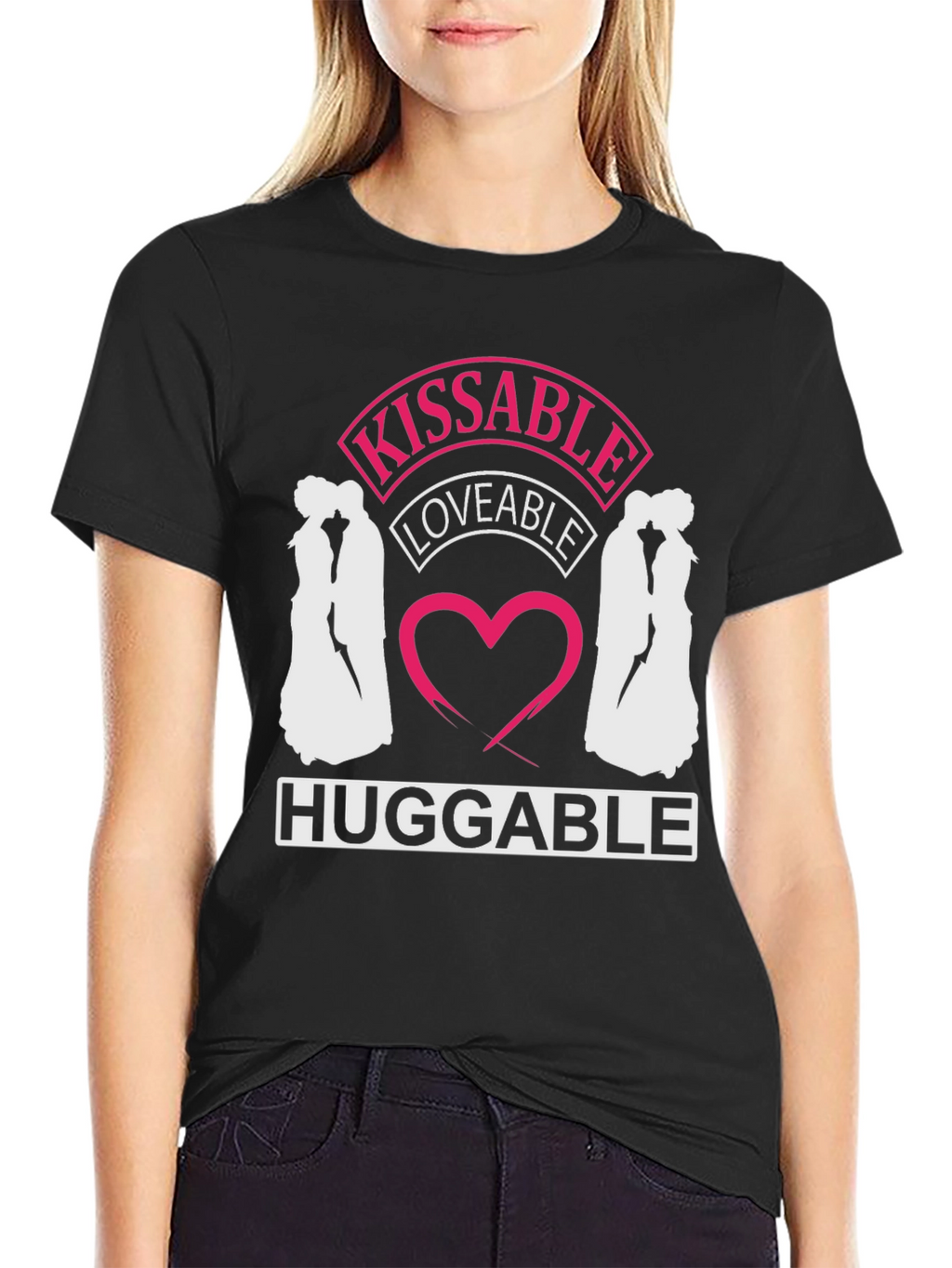 Kissable Loveable Huggable Graphic Tee