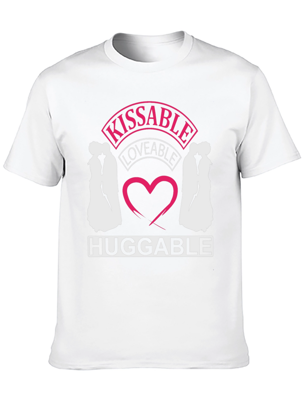 Kissable Loveable Huggable Graphic Tee
