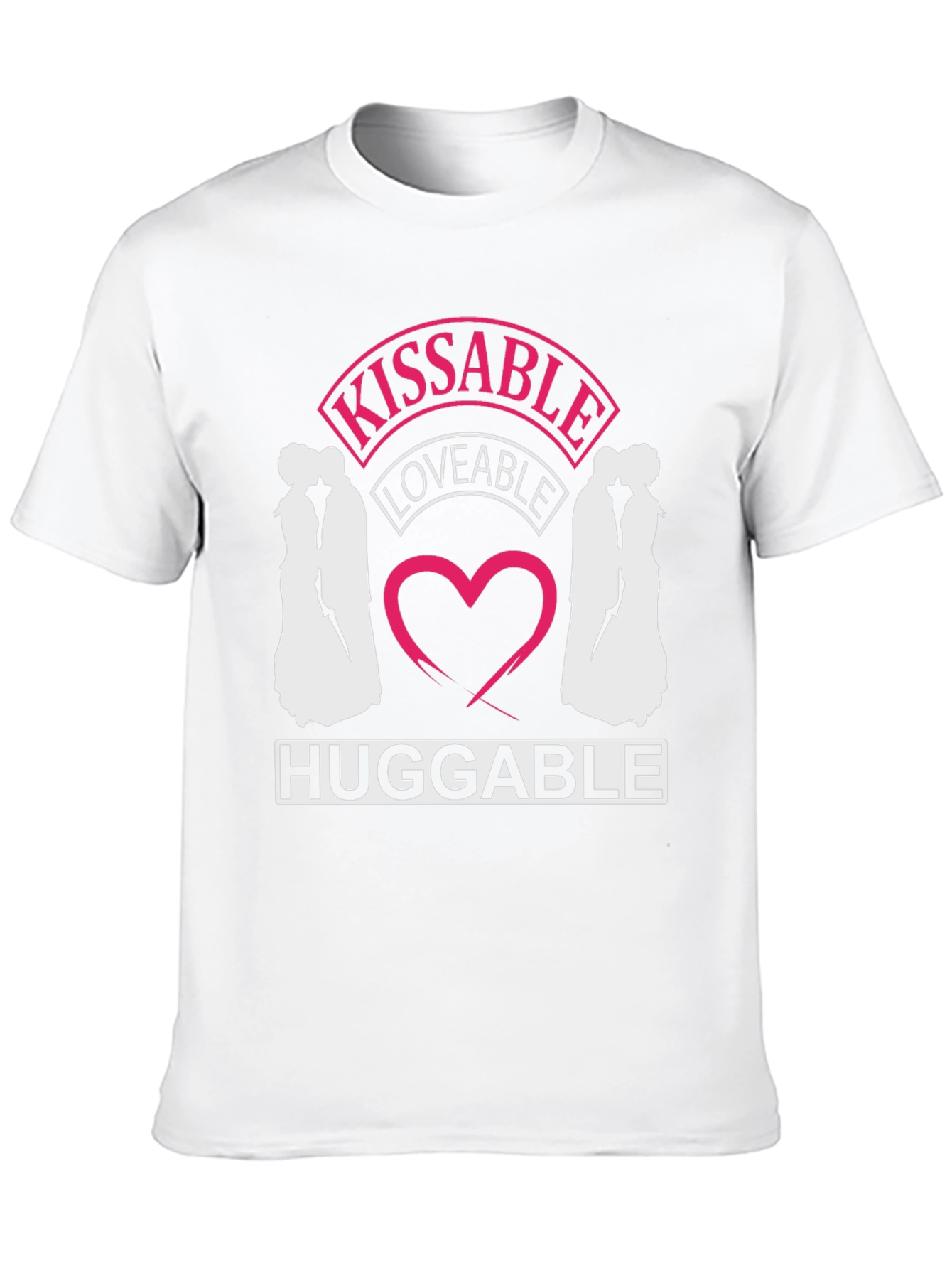 Kissable Loveable Huggable Graphic Tee