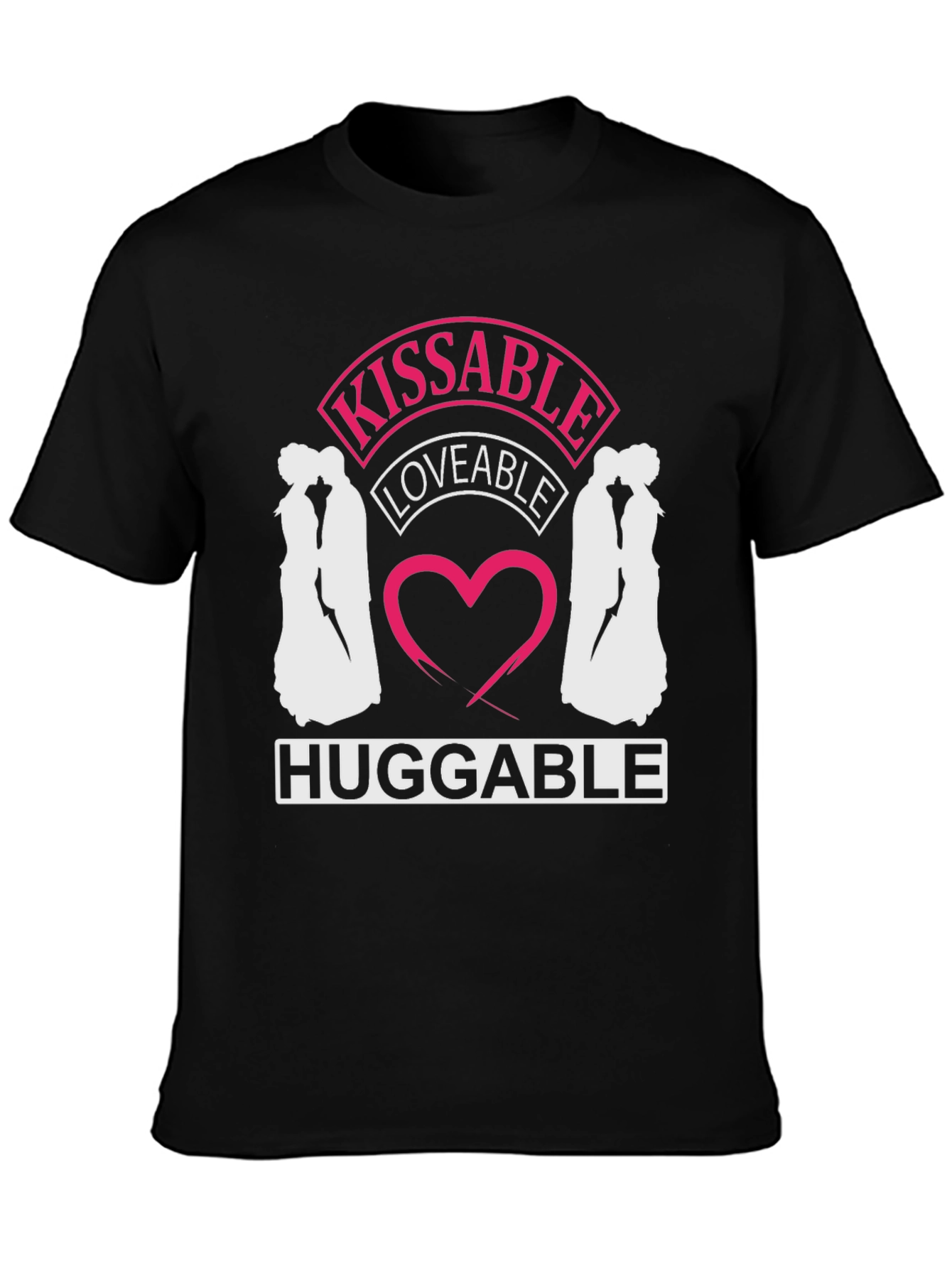Kissable Loveable Huggable Graphic Tee