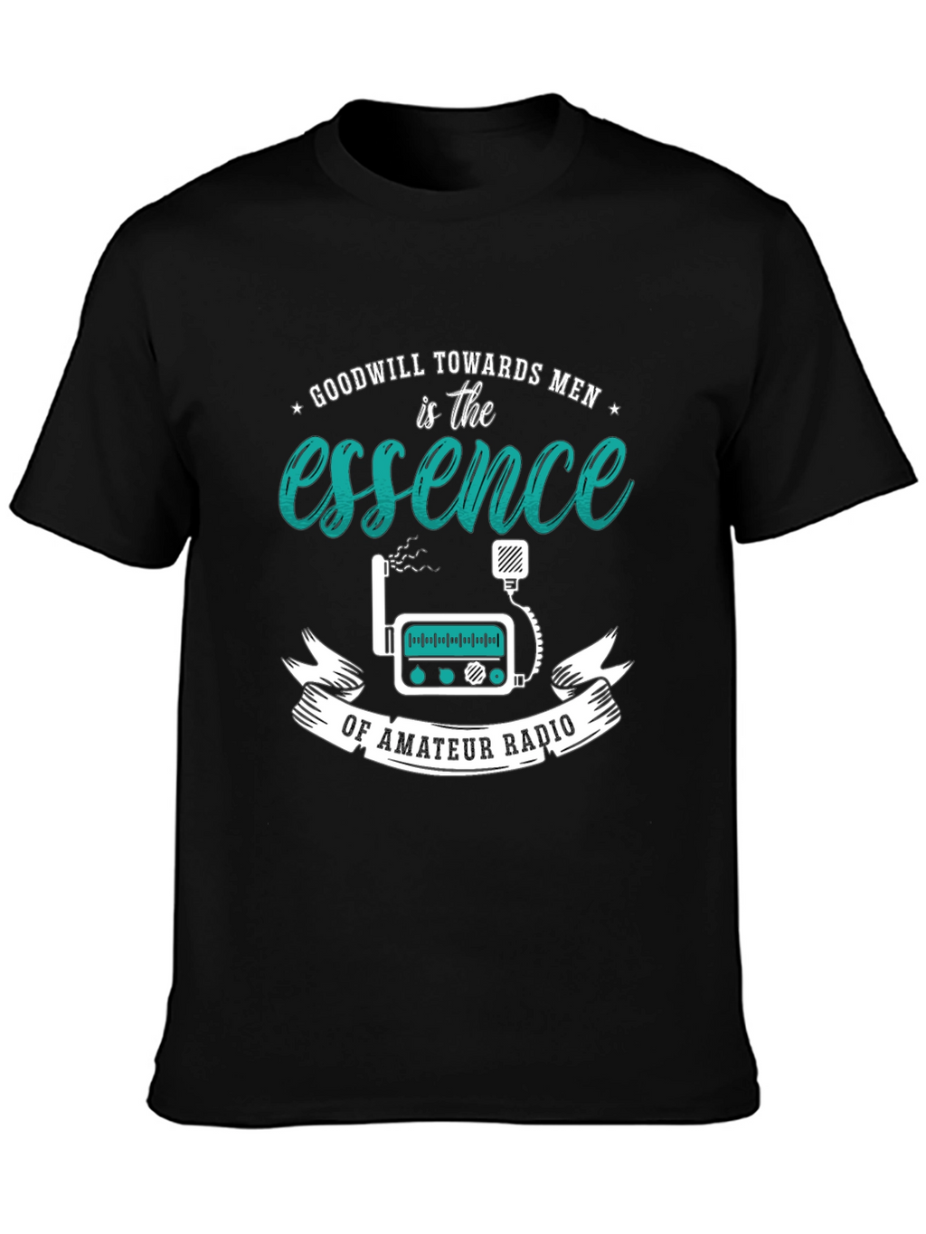 Amateur Radio Essence Graphic Tee - Goodwill Towards Men