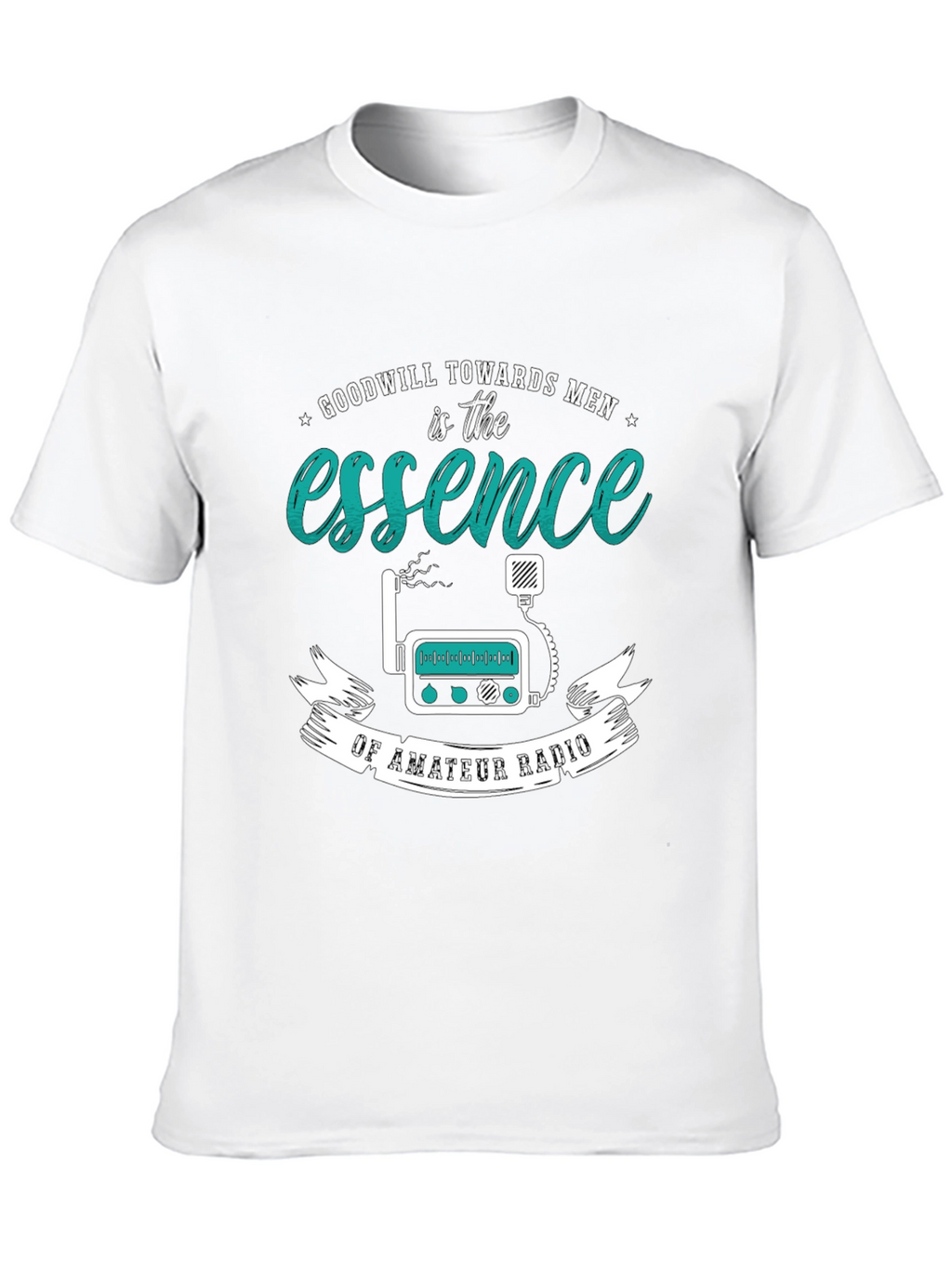 Amateur Radio Essence Graphic Tee - Goodwill Towards Men