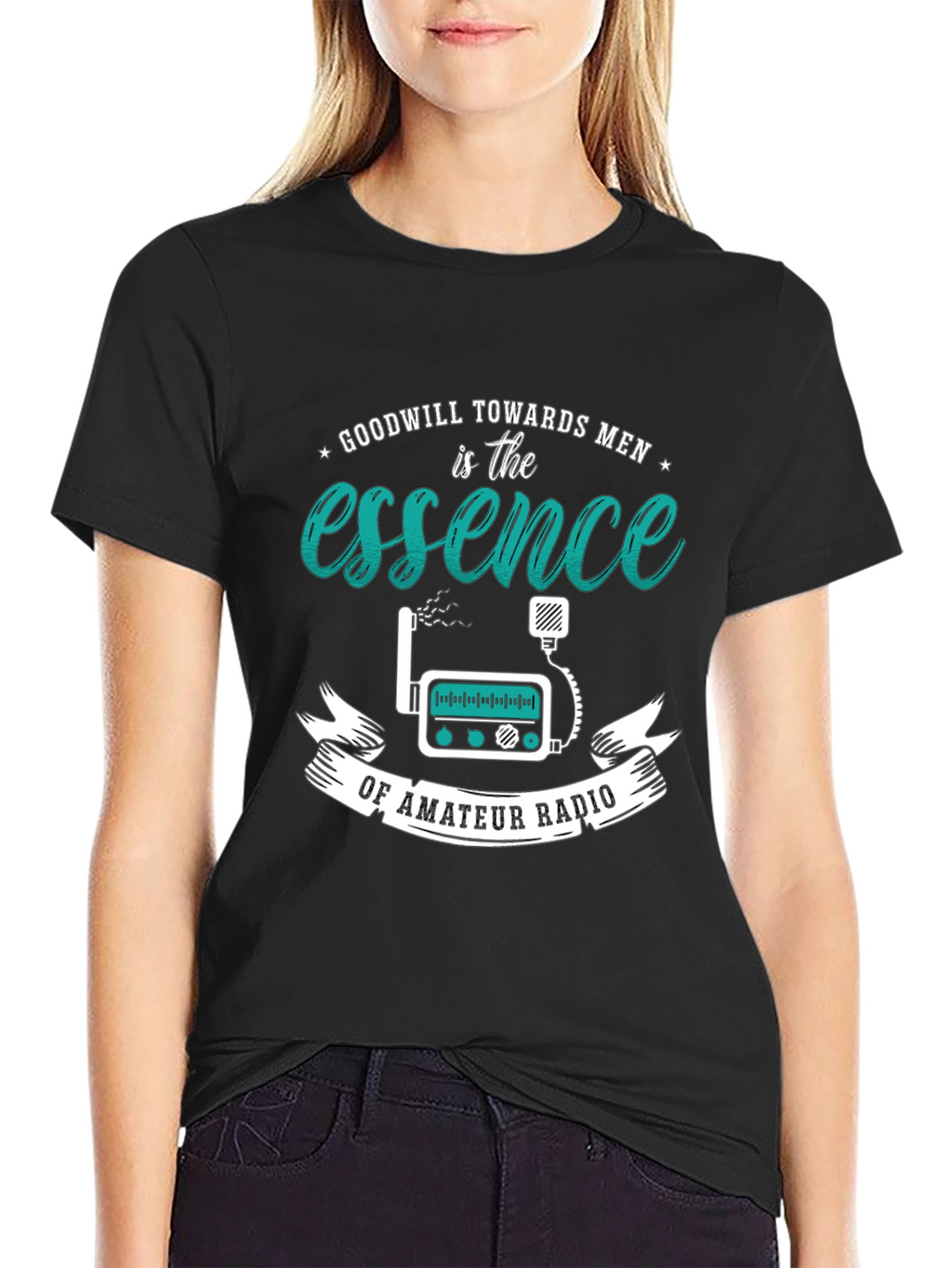Amateur Radio Essence Graphic Tee - Goodwill Towards Men