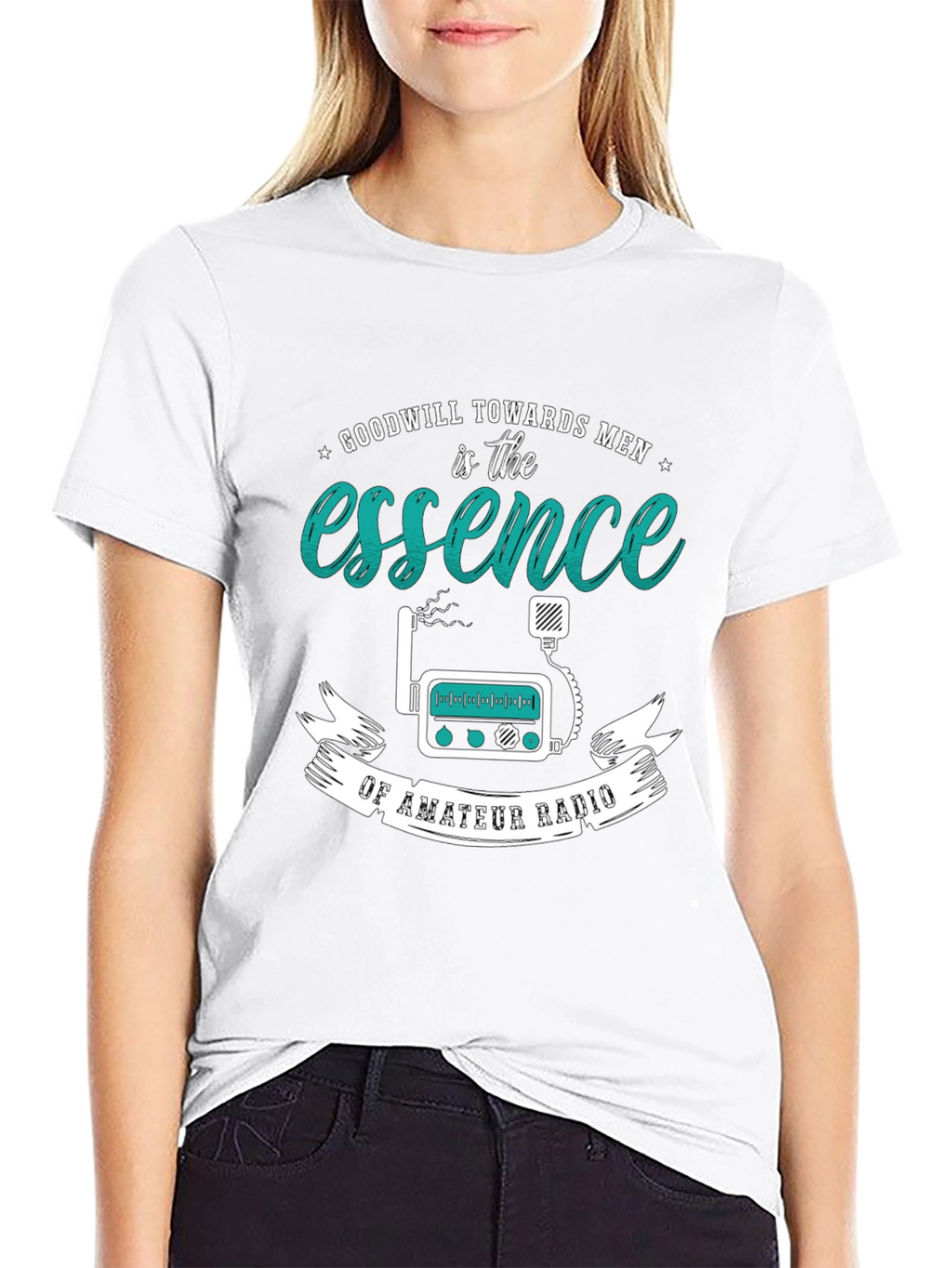 Amateur Radio Essence Graphic Tee - Goodwill Towards Men