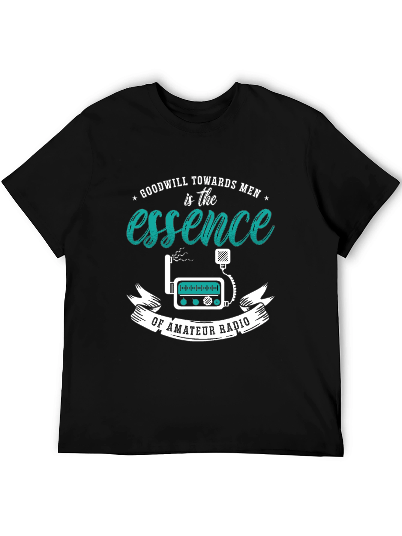 Amateur Radio Essence Graphic Tee - Goodwill Towards Men