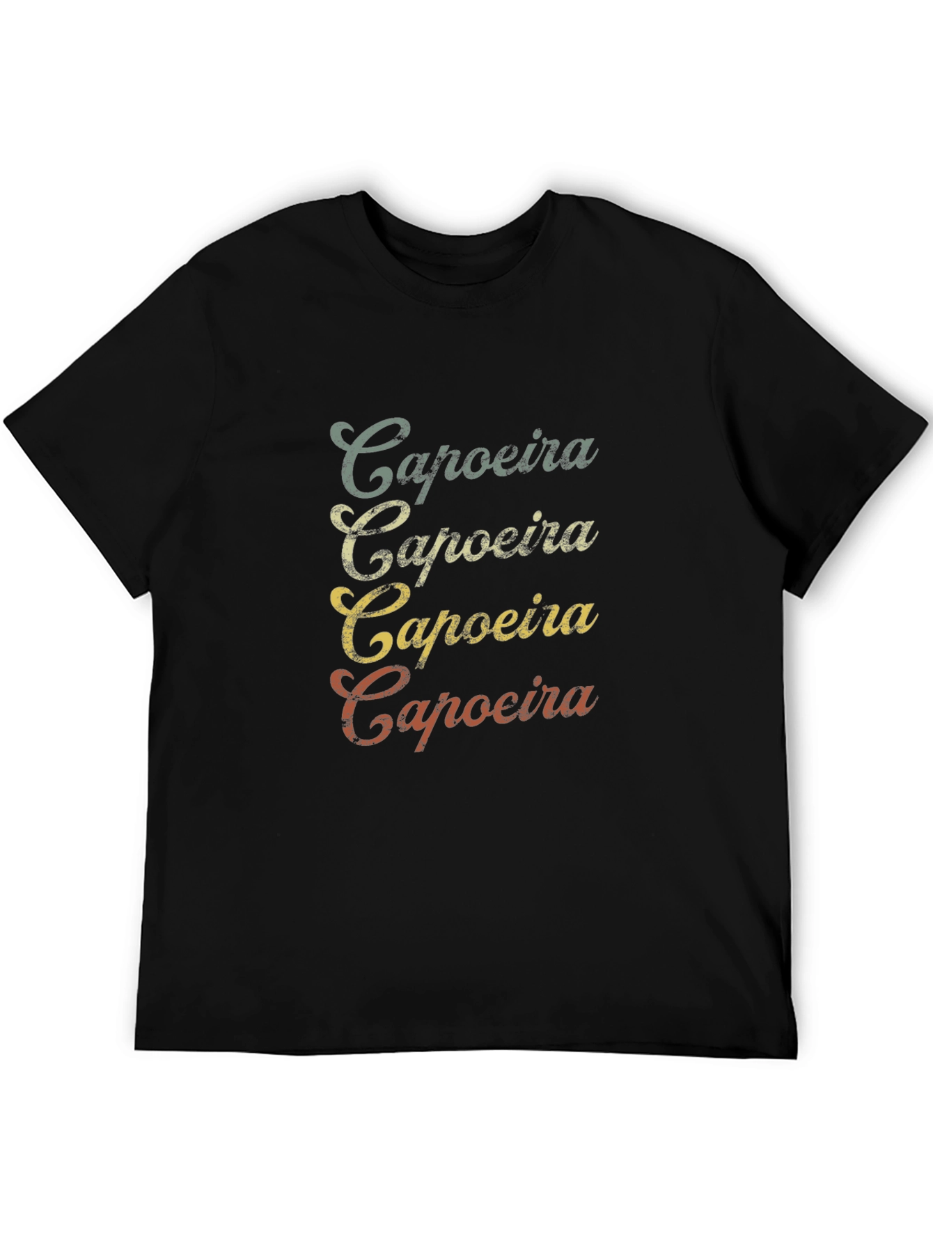 Retro Capoeira T-Shirt Vintage Text Design