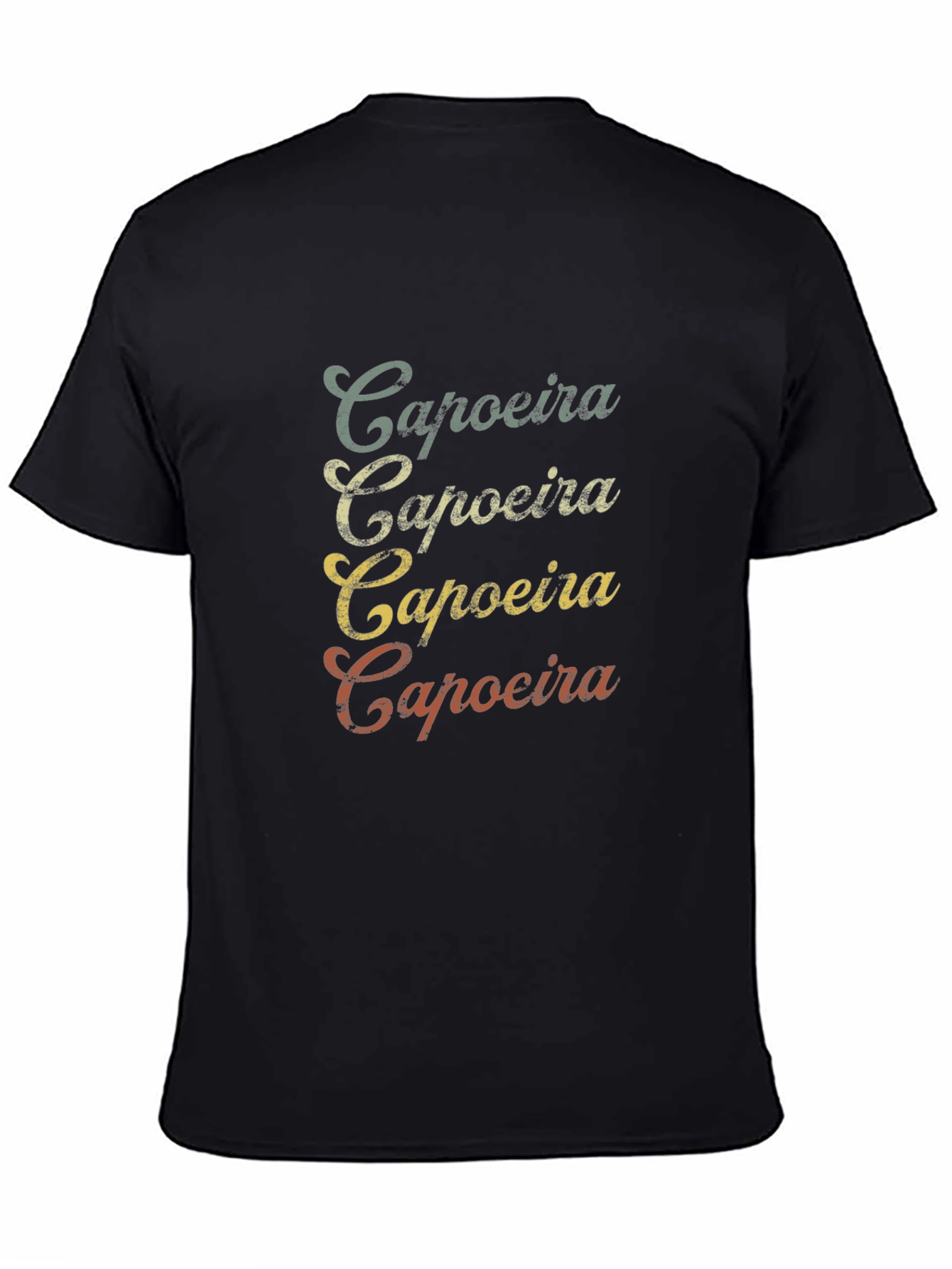 Retro Capoeira T-Shirt Vintage Text Design