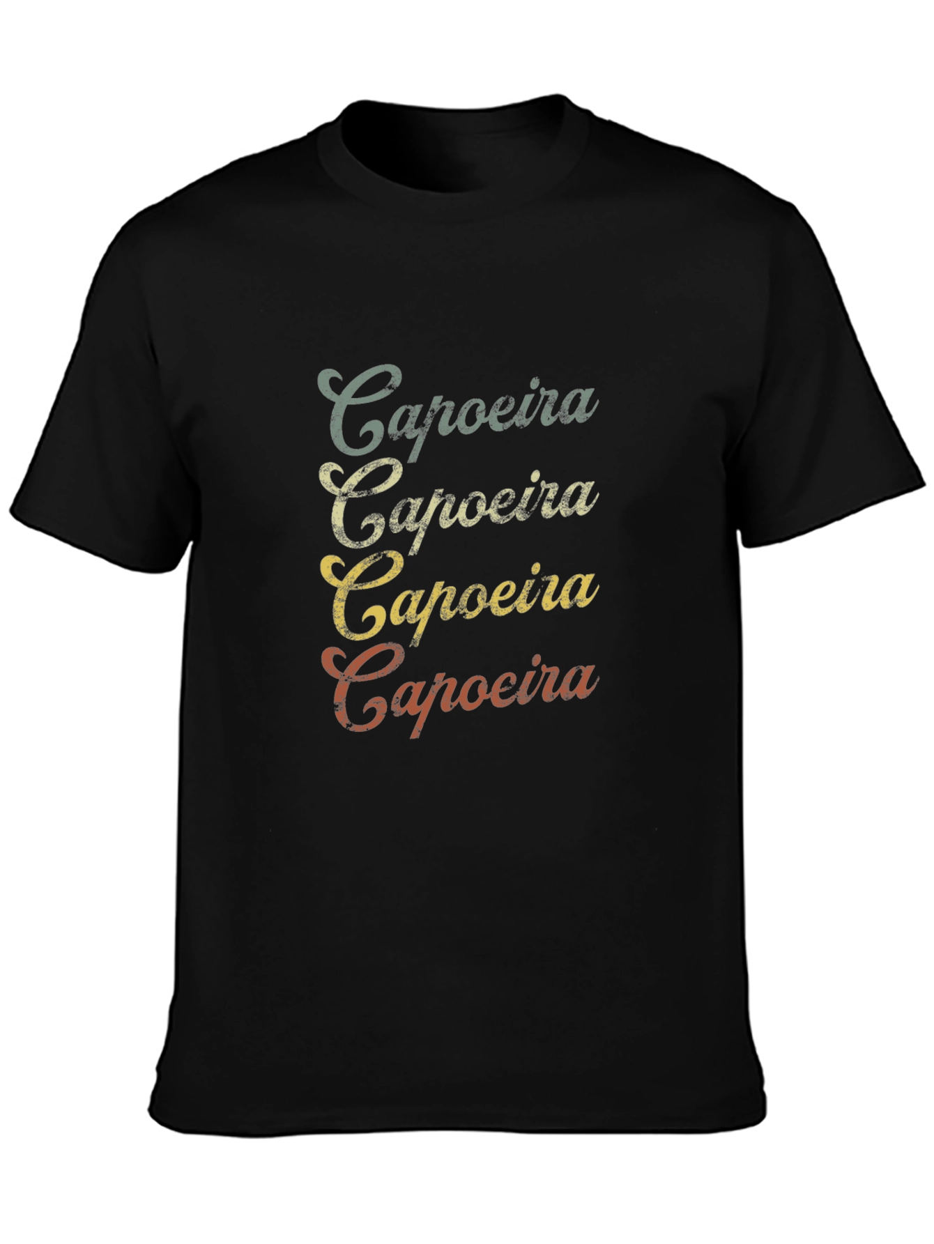 Retro Capoeira T-Shirt Vintage Text Design