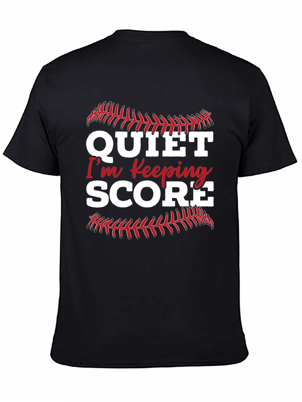 Quiet Im Keeping Score Graphic Tee