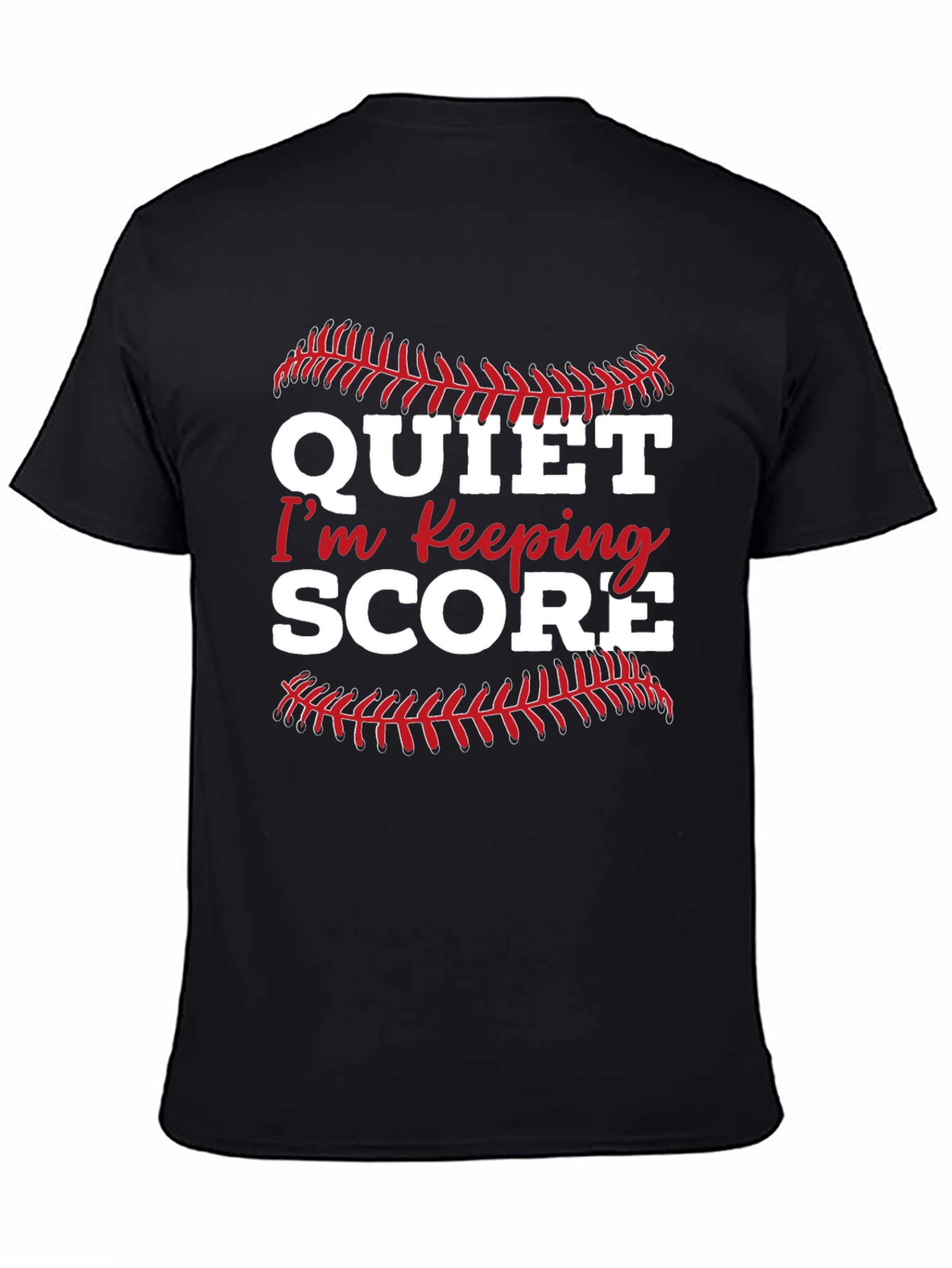 Quiet Im Keeping Score Graphic Tee