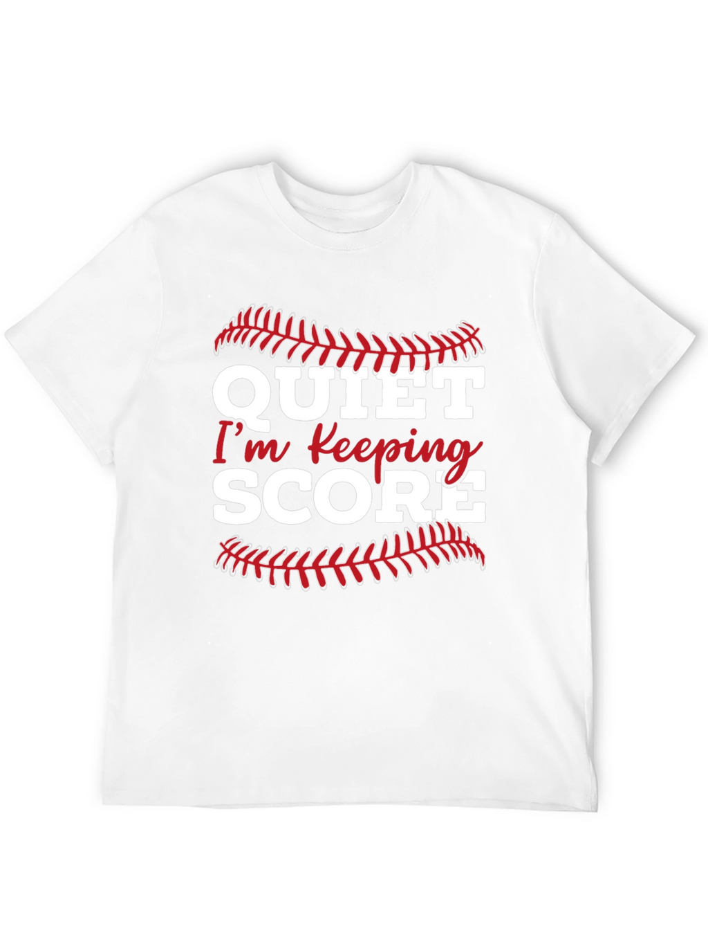 Quiet Im Keeping Score Graphic Tee