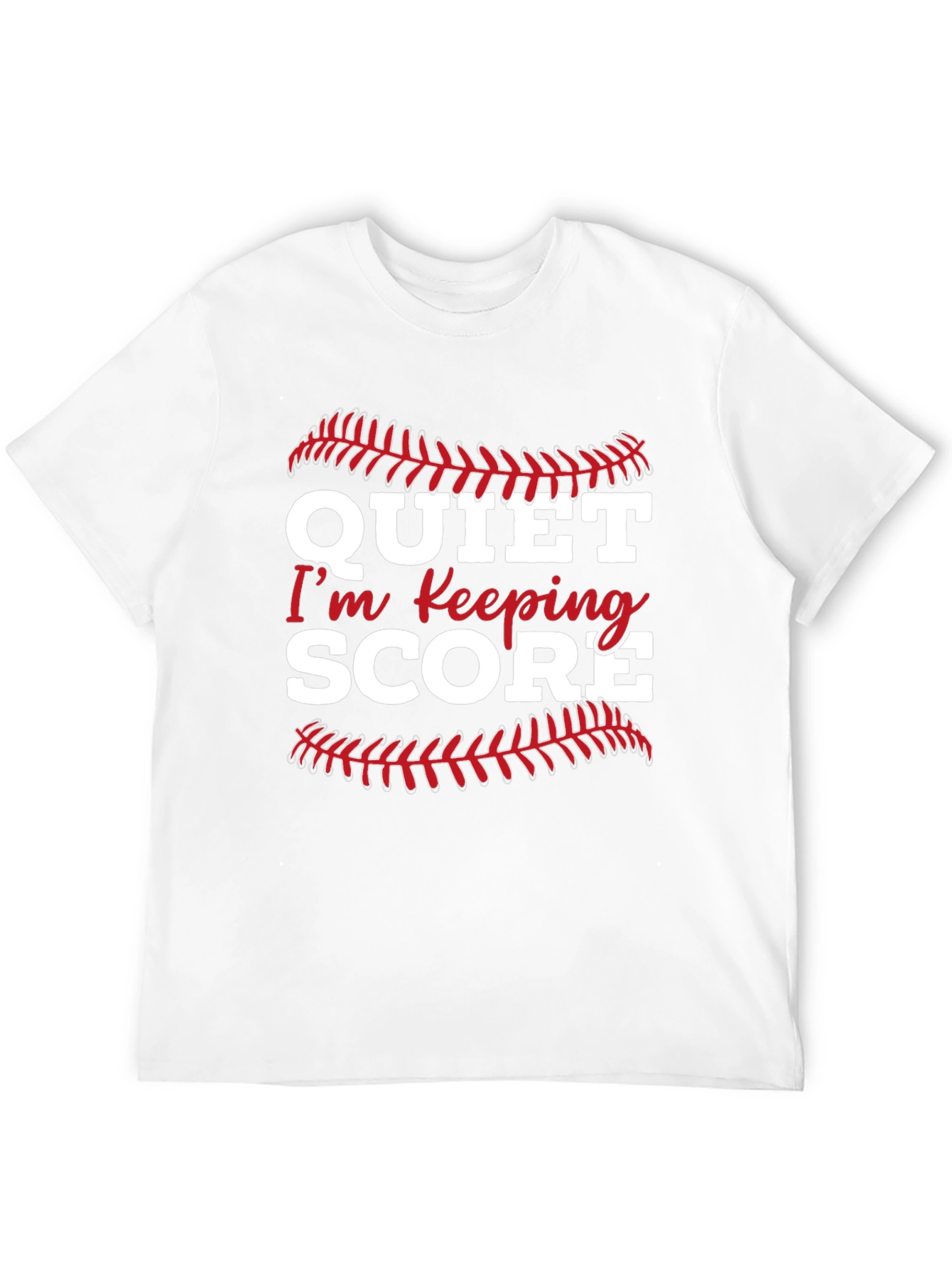 Quiet Im Keeping Score Graphic Tee