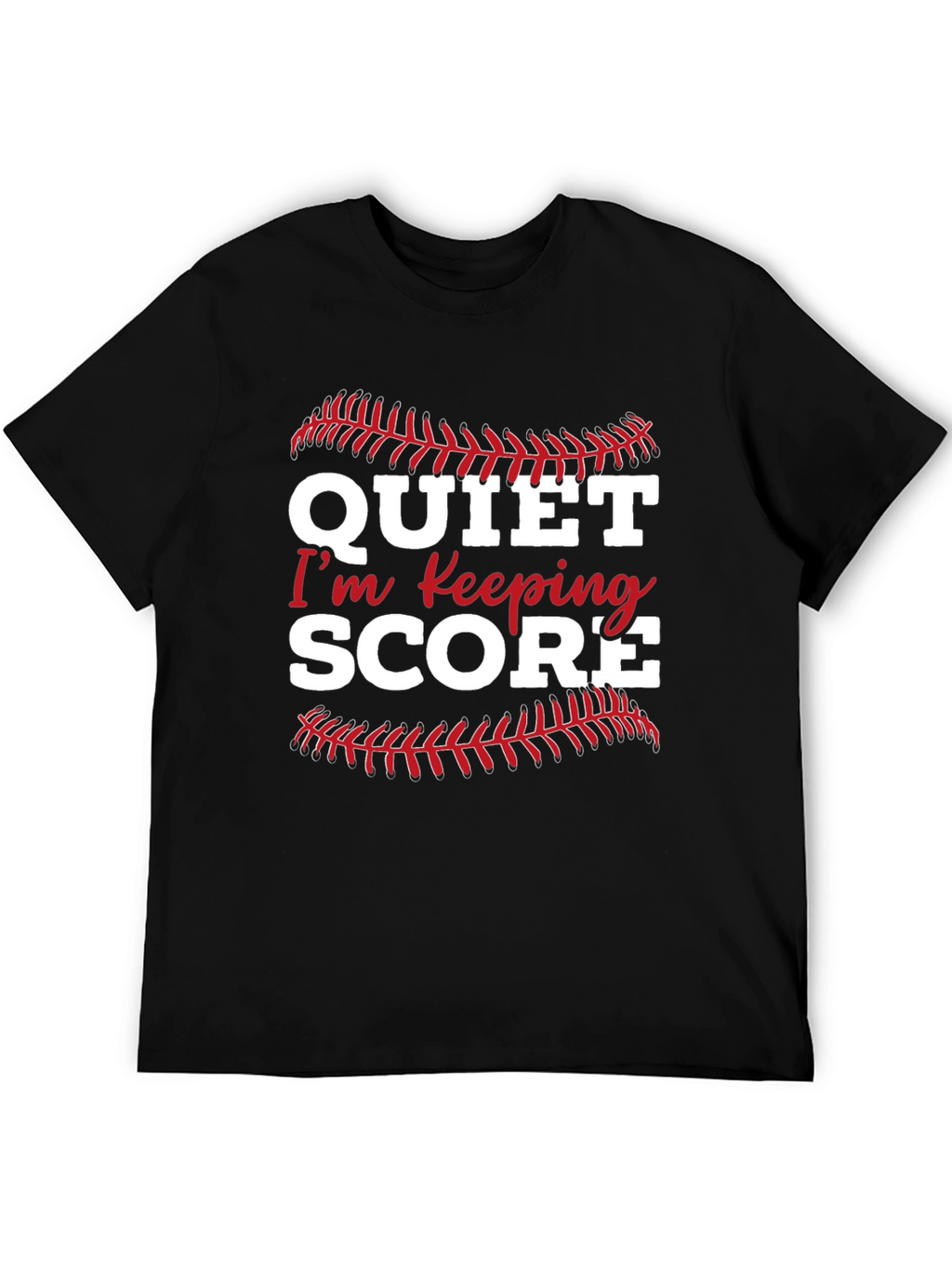 Quiet Im Keeping Score Graphic Tee