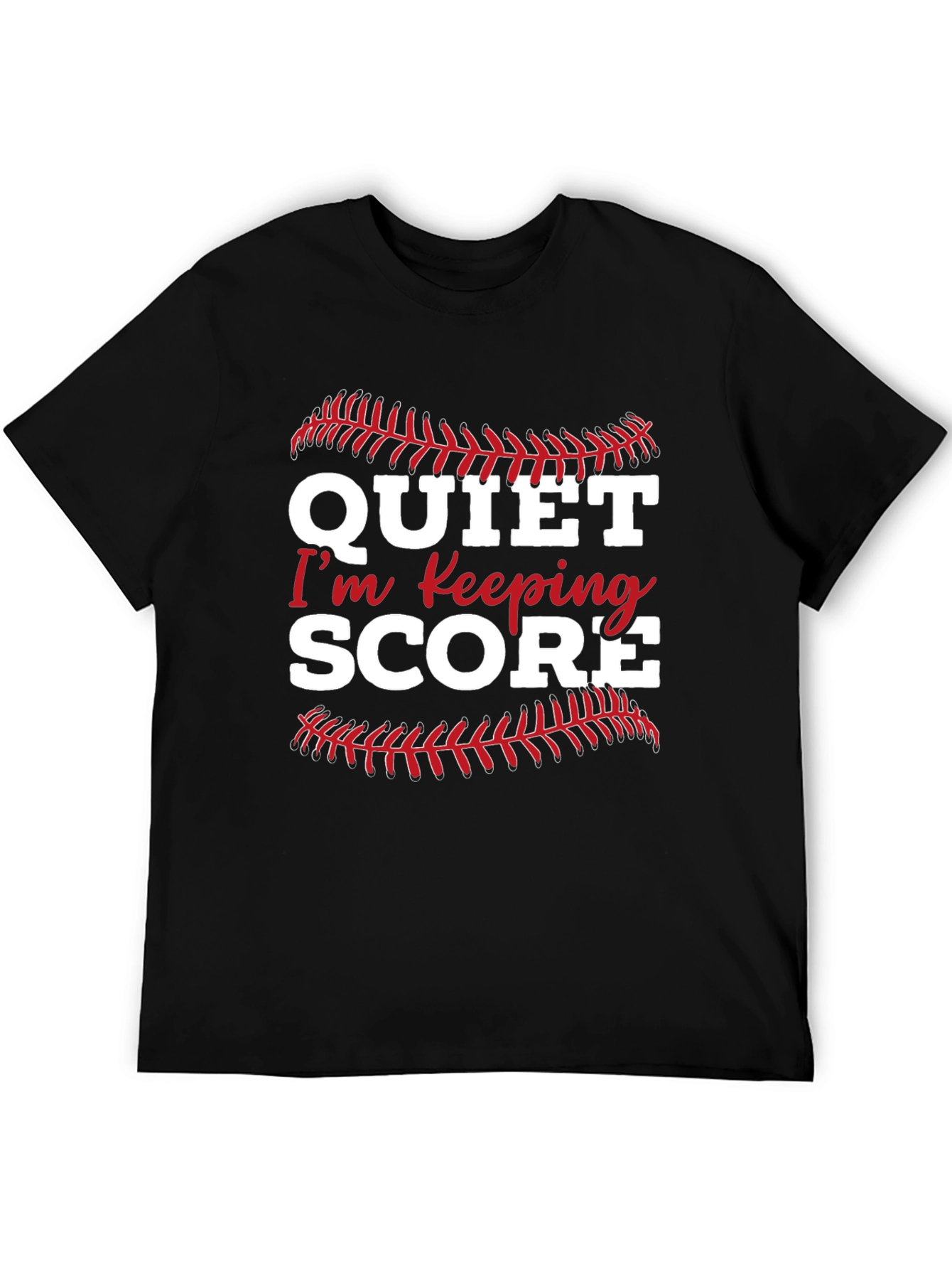 Quiet Im Keeping Score Graphic Tee