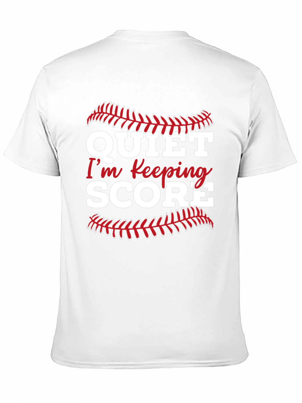 Quiet Im Keeping Score Graphic Tee