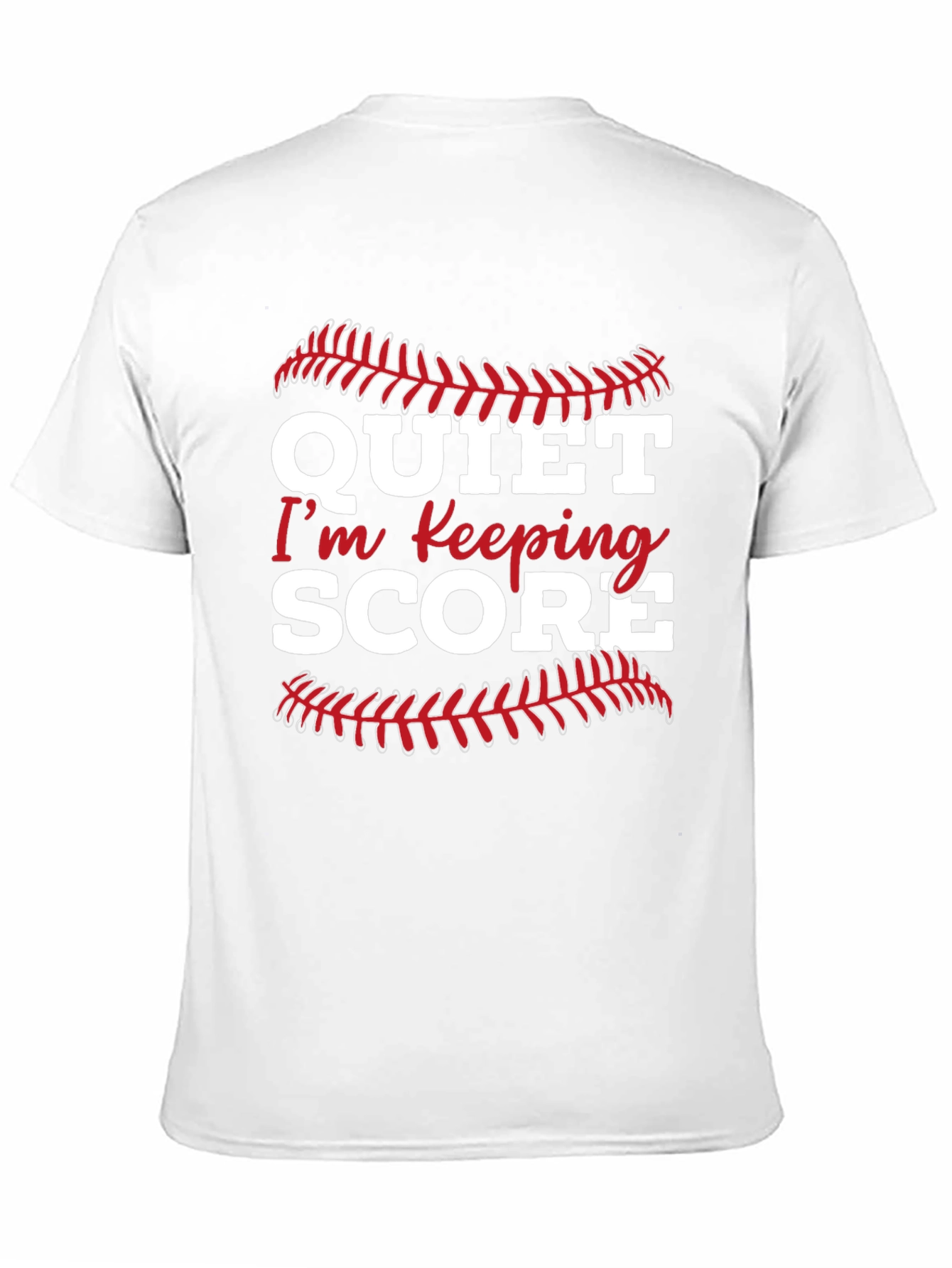 Quiet Im Keeping Score Graphic Tee