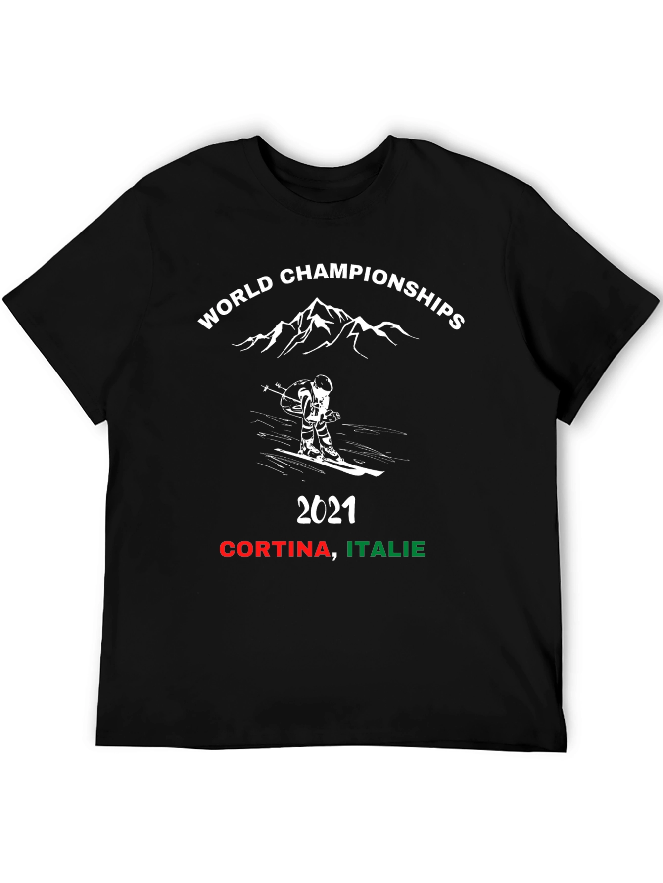 World Championship Ski T-Shirt - Cortina Italie