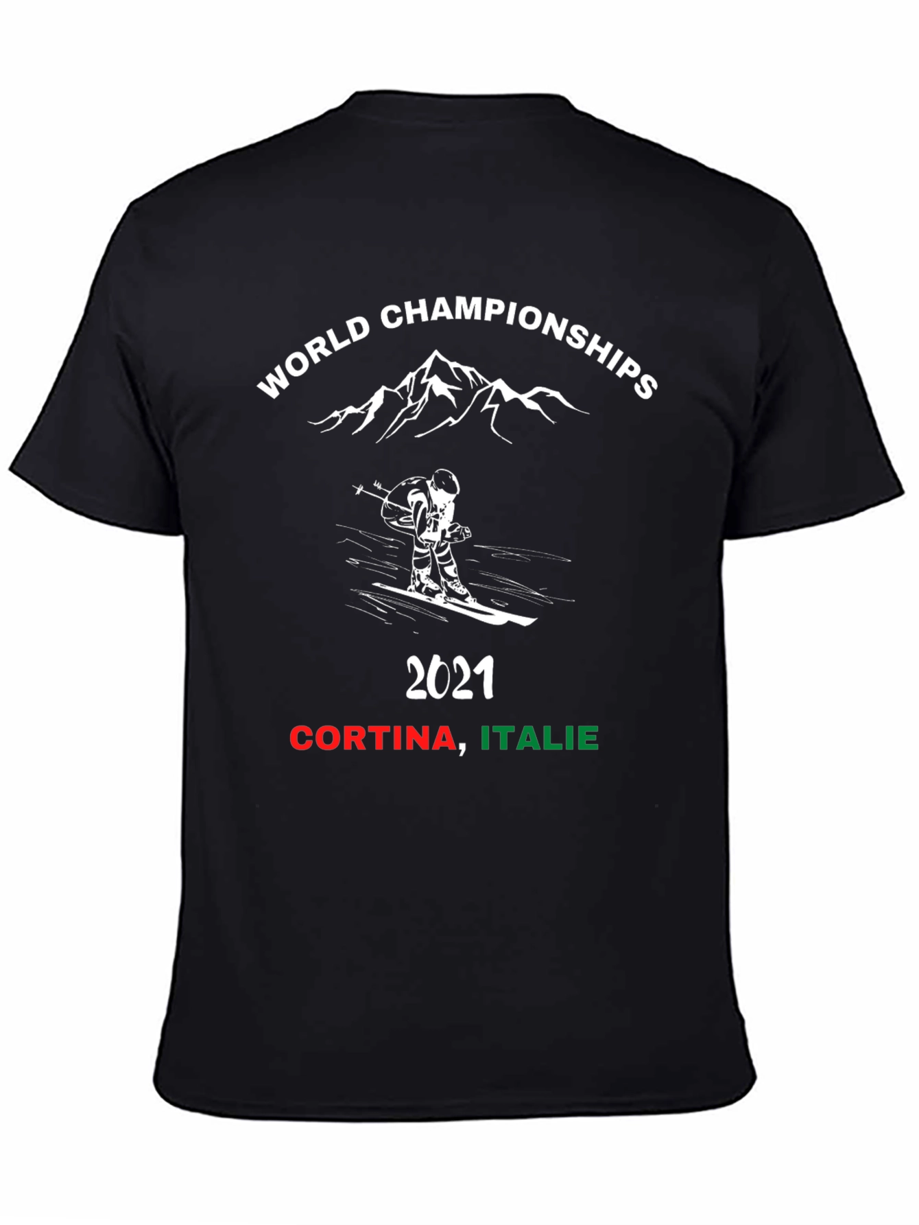 World Championship Ski T-Shirt - Cortina Italie