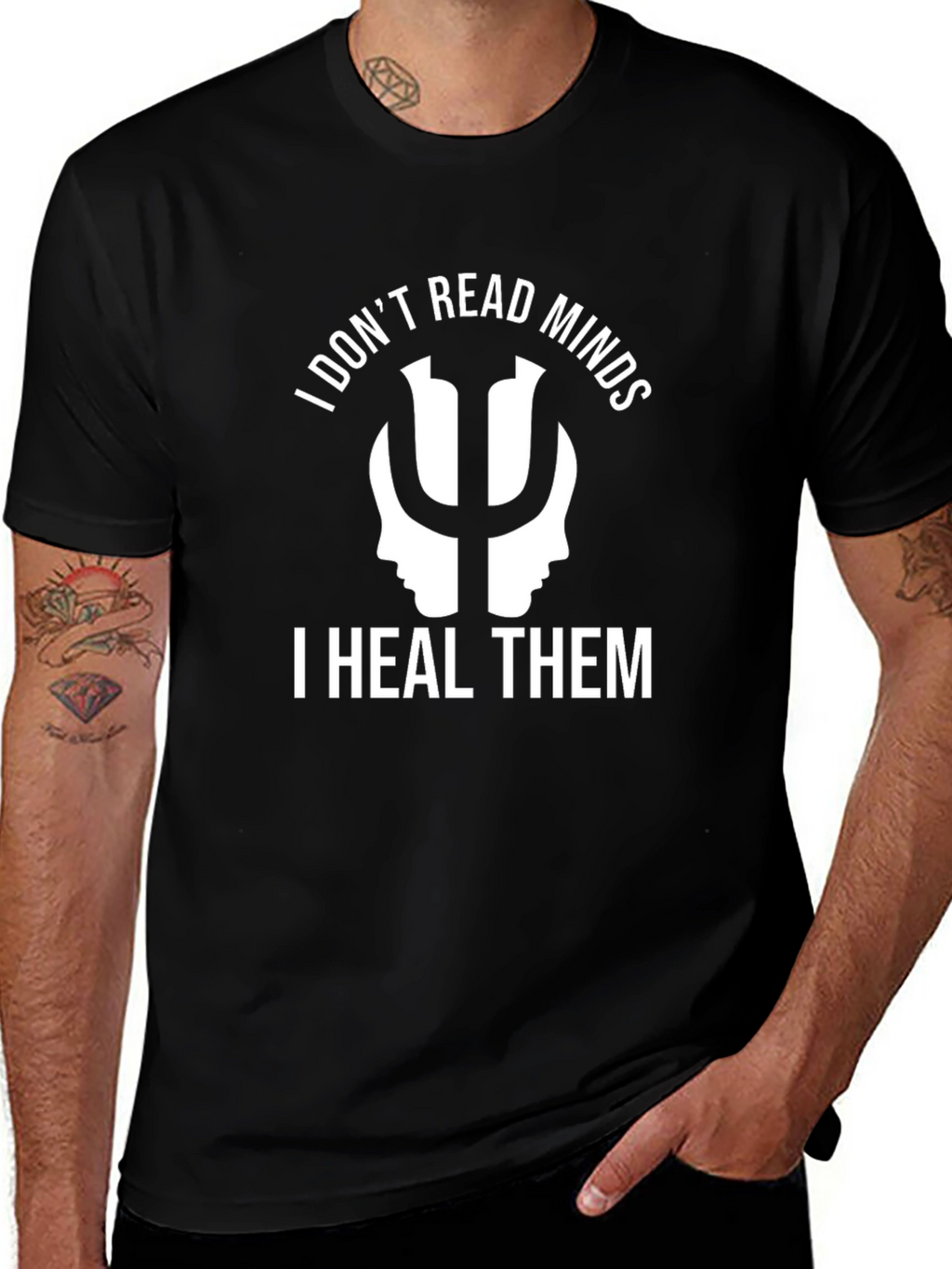 Psychology Humor T-Shirt - I Heal Minds