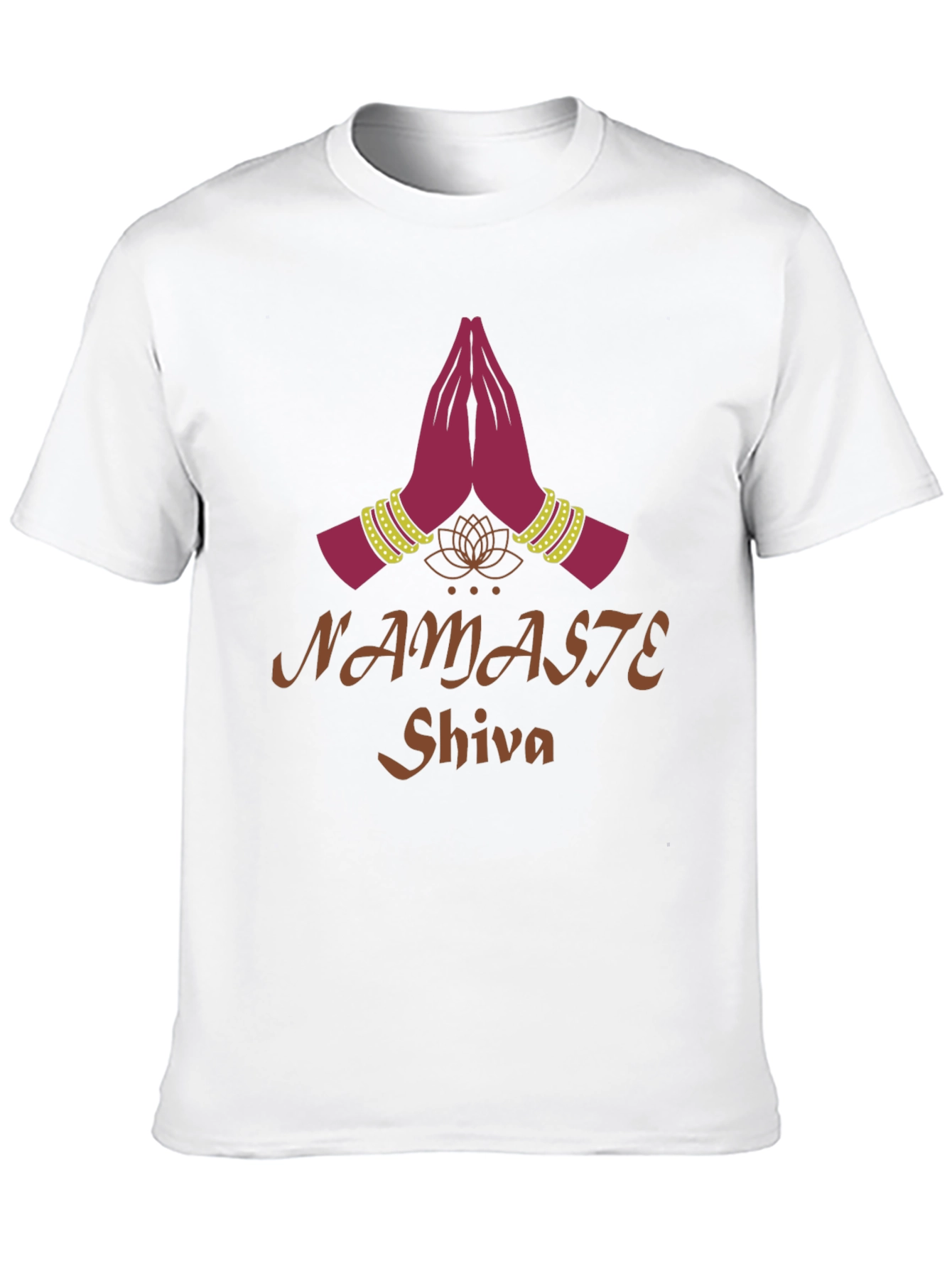 Namaste Shiva Graphic Tee - Spiritual Yoga T-Shirt