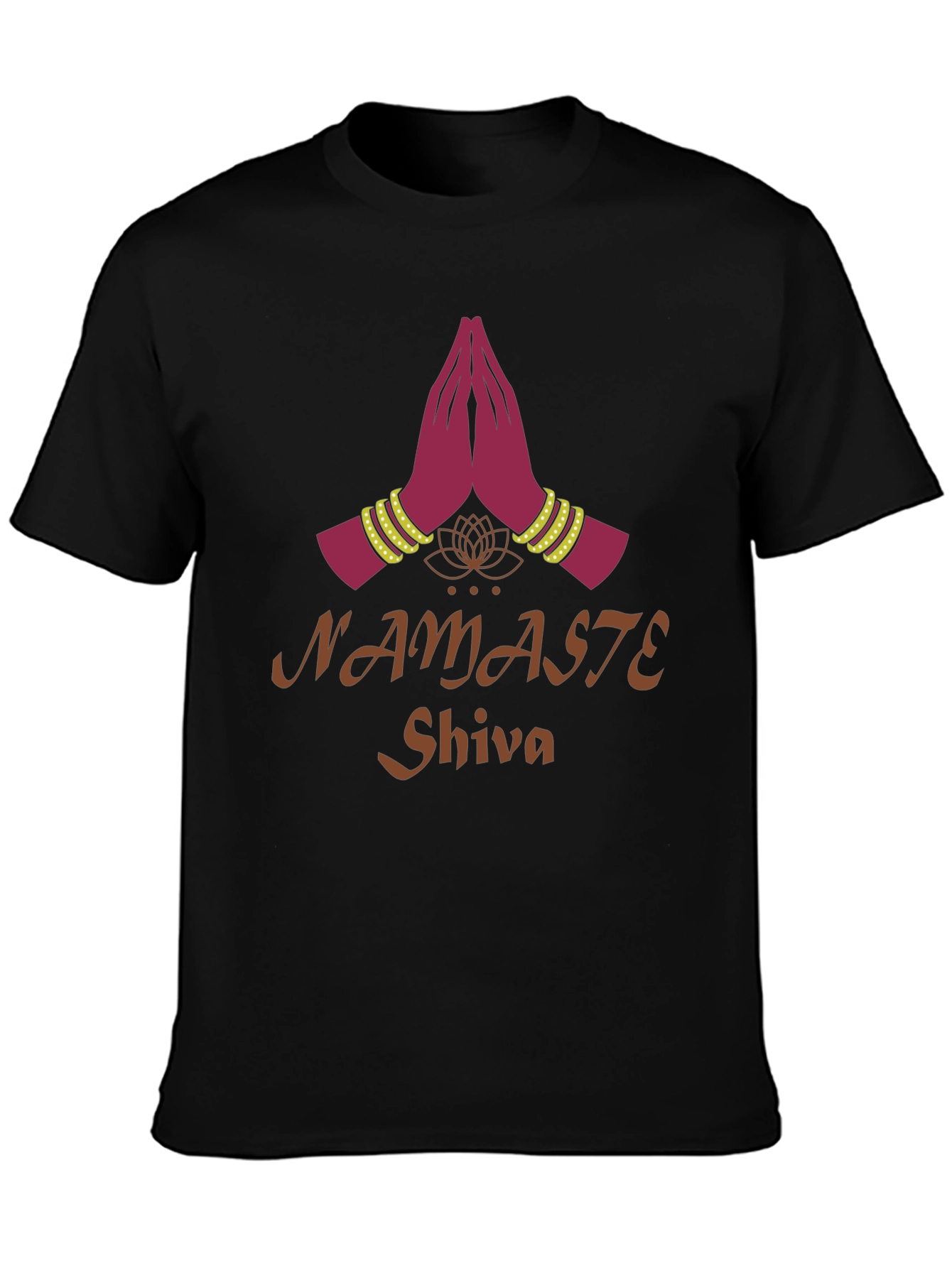 Namaste Shiva Graphic Tee - Spiritual Yoga T-Shirt
