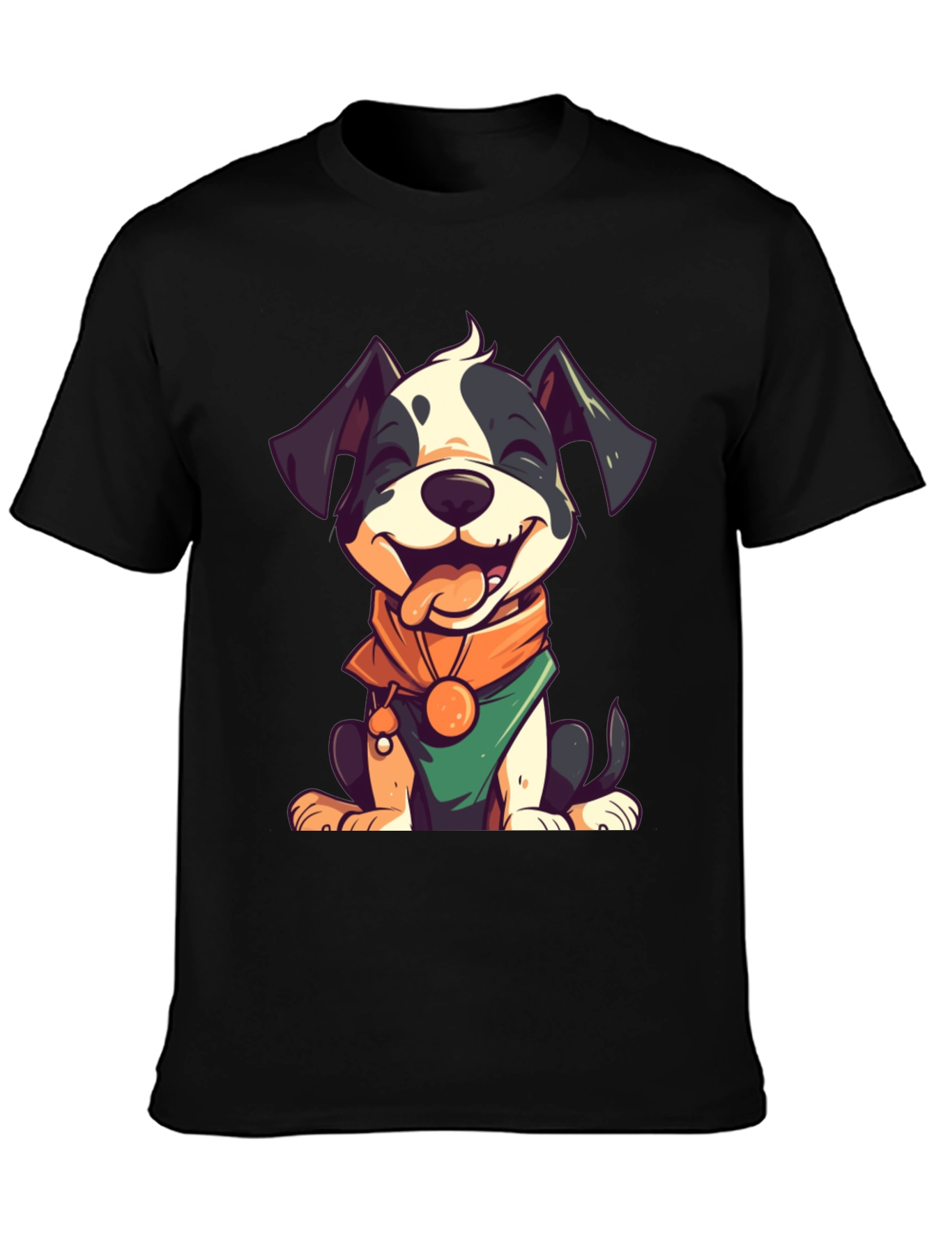 Cute Cartoon Dog Graphic Tee